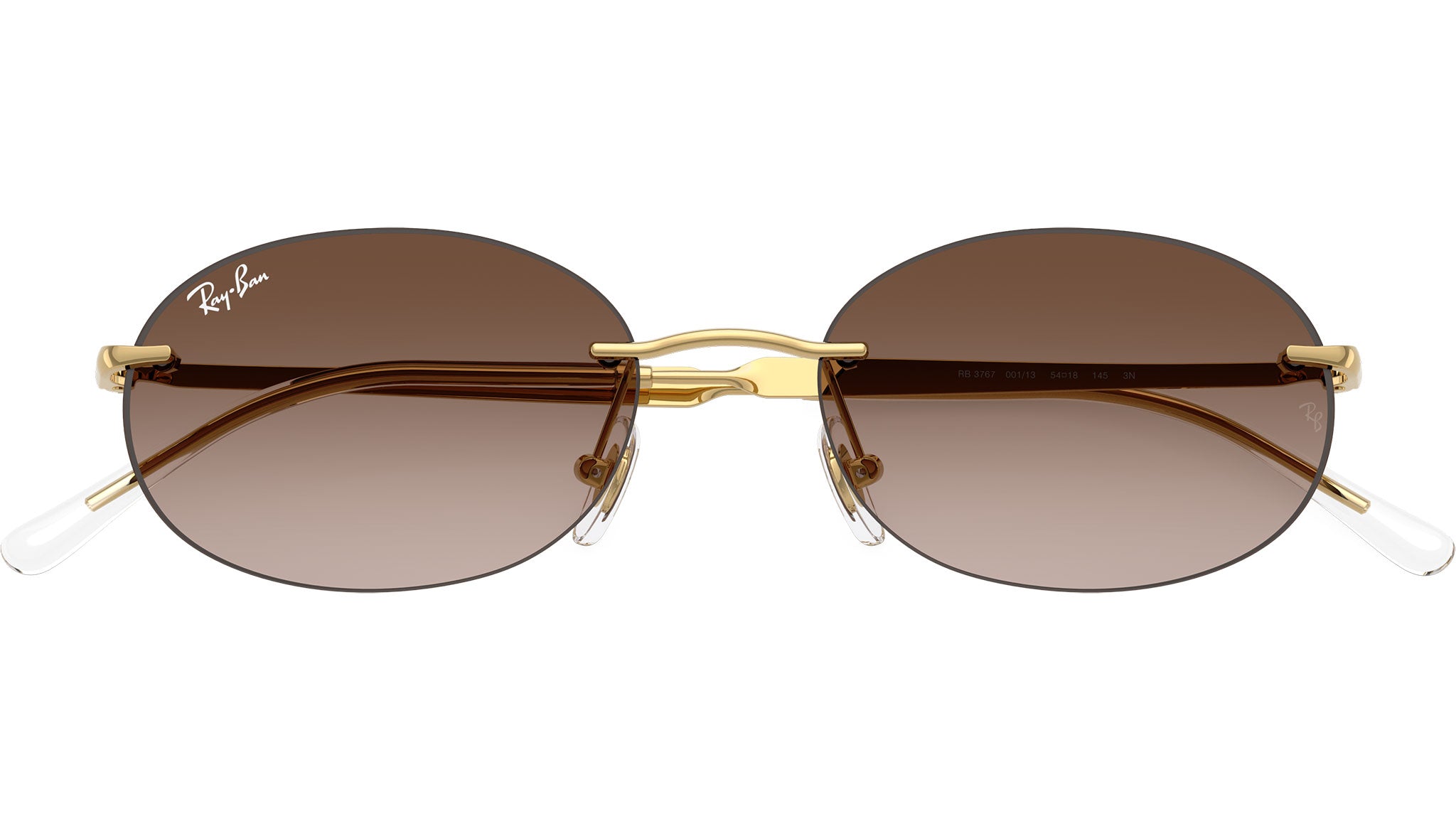 Ray-Ban Rimless Sunglasses with Brown Gradient Lenses RB3928 Sunglasses - Ray-Ban Authorized Retailer | coolframes  main image 2