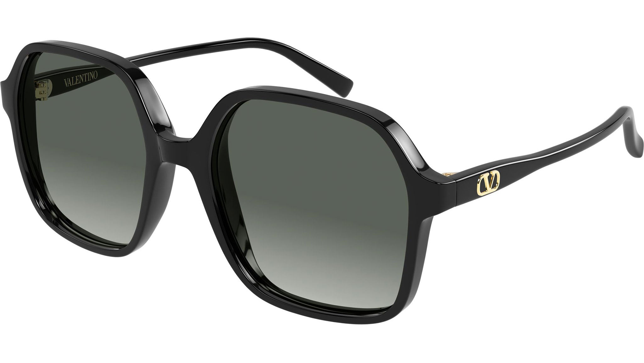 Valentino VG0018S Sunglasses 003 Violet Grey Rectangular - eye-oo.com