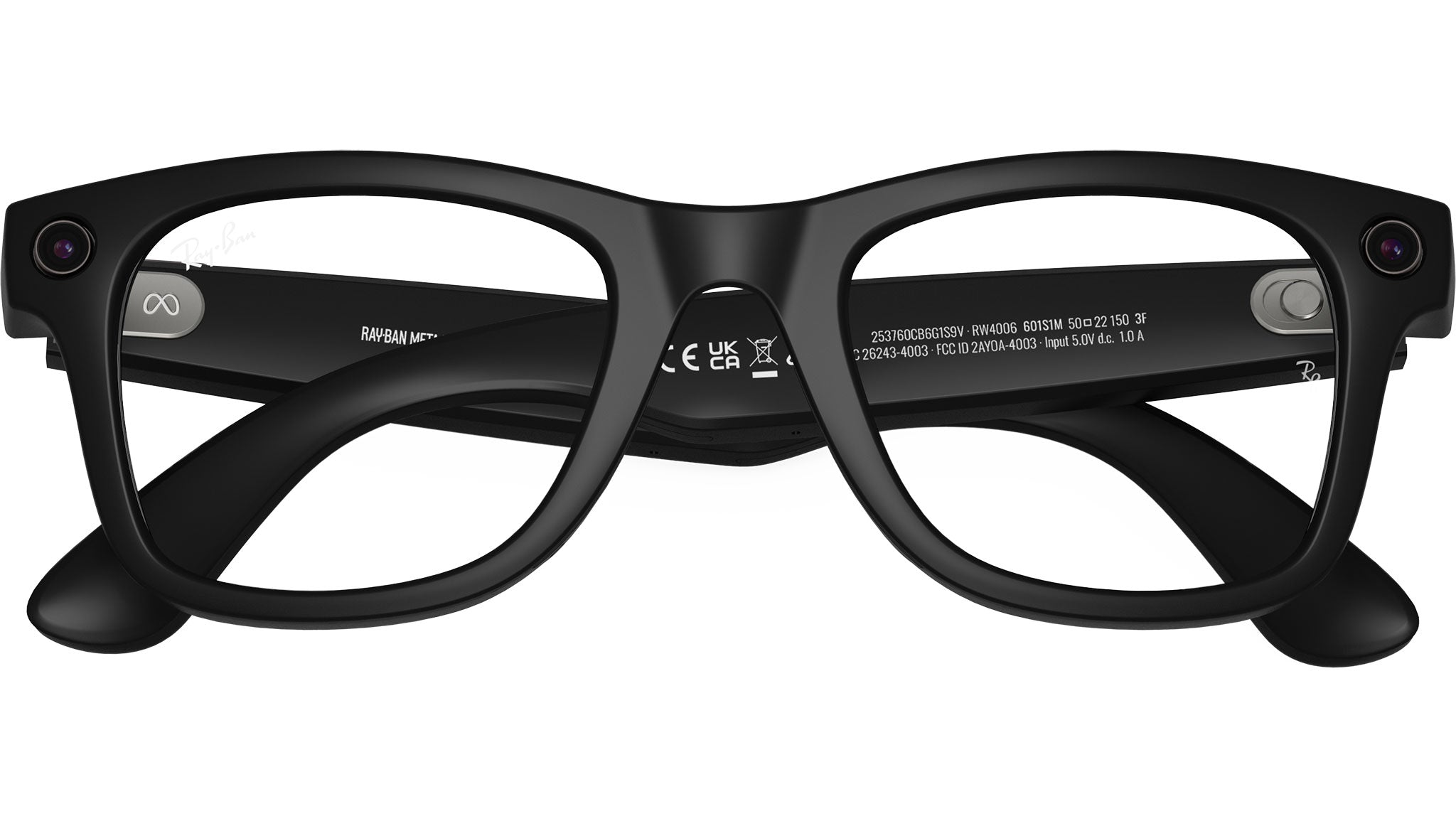 Ray-Ban Meta | Wayfarer RW4006 Smart Glasses 601S1M Black Green