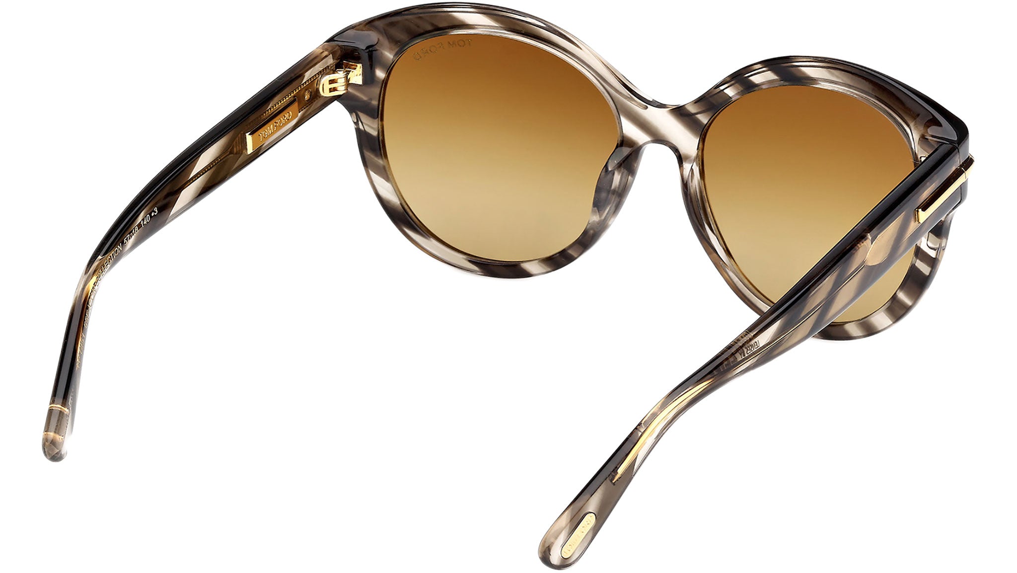 Tom Ford Phillipa Tortoise Shell Round Sunglasses 889214403278_f.jpg main image 3