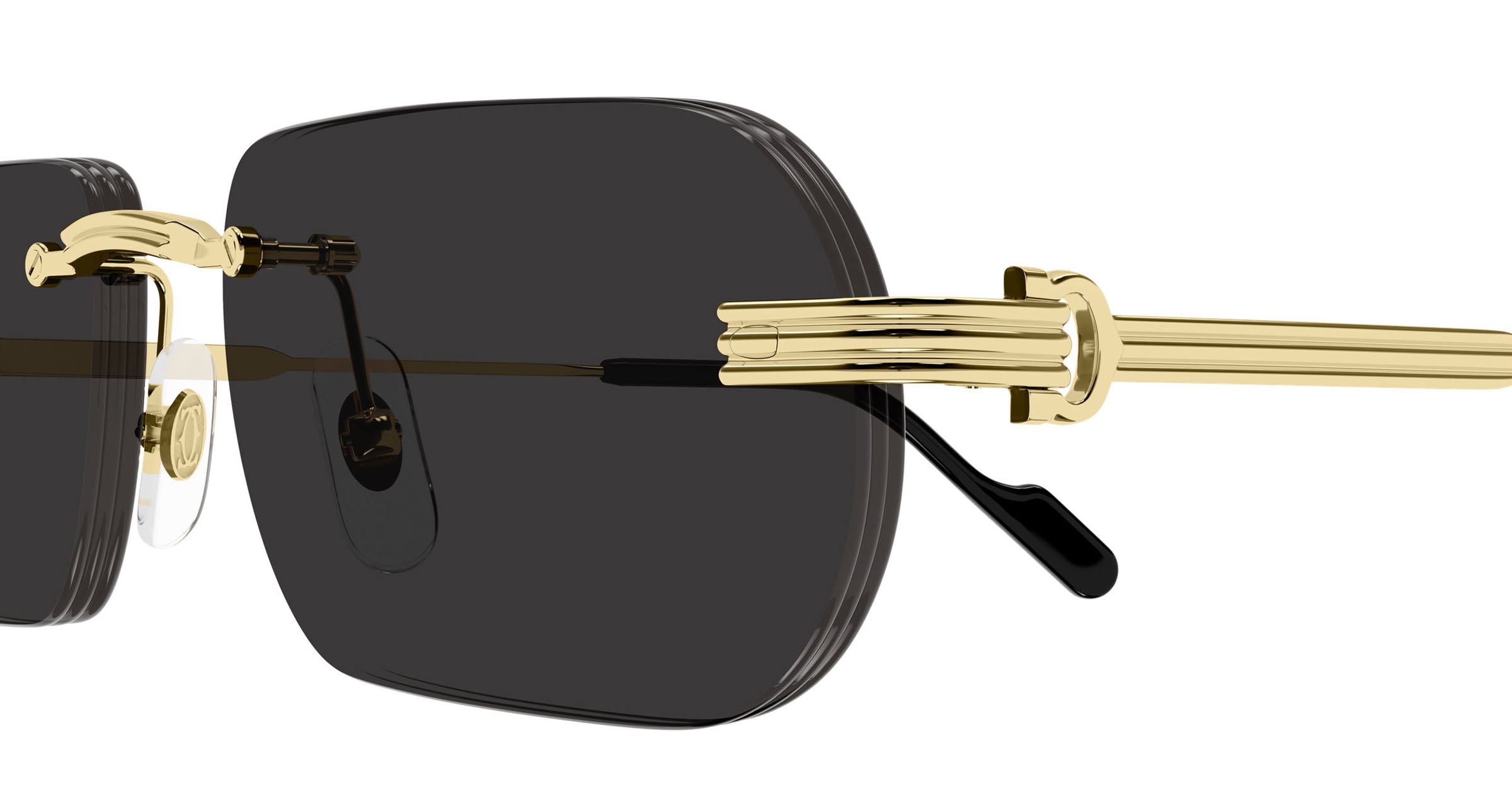Cartier Première CT0577S Sunglasses 001 Shiny Gold - eye-oo.com