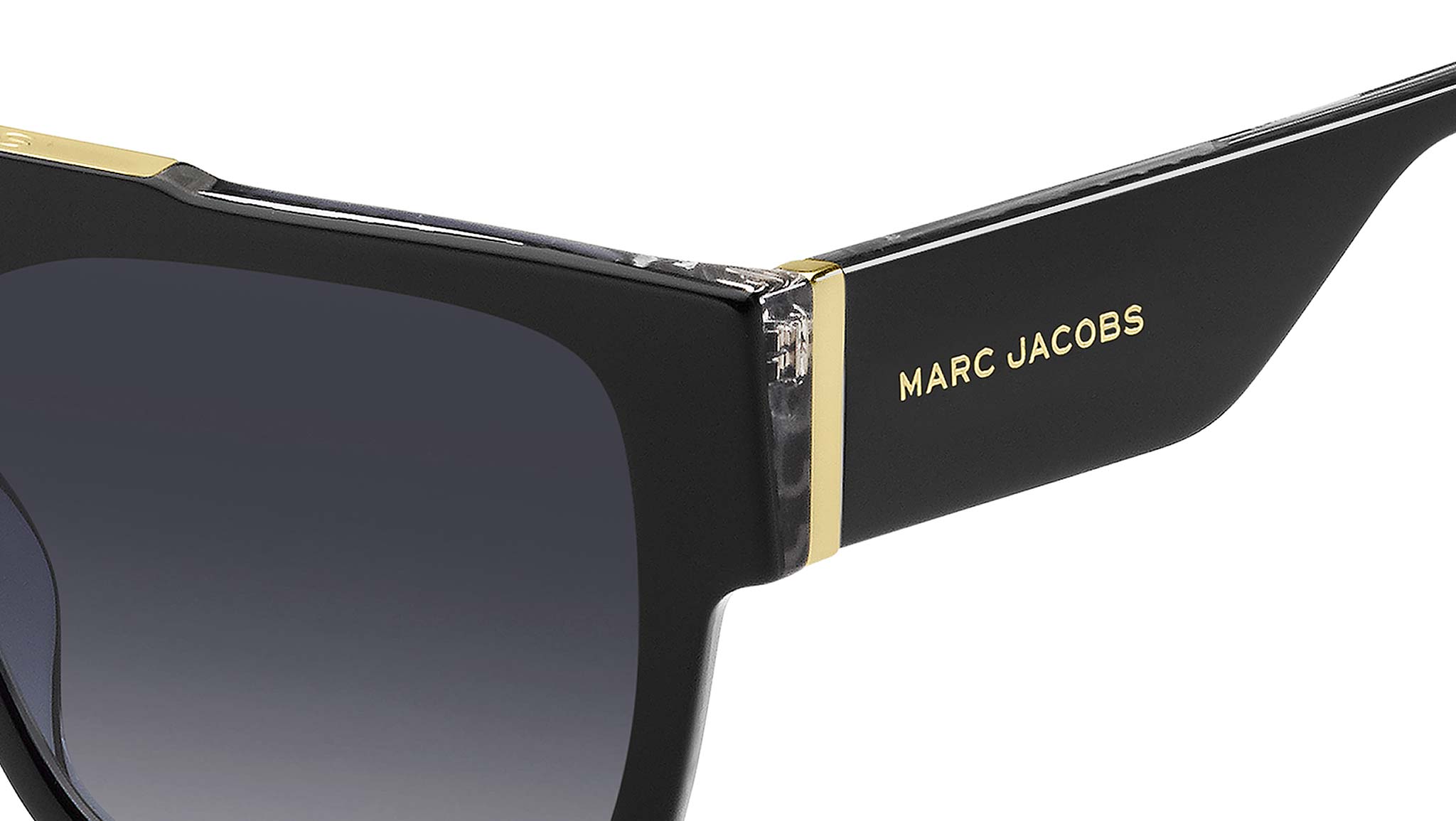 Marc Jacobs MARC 757/S 1EI 9O Sunglasses Black Pattern Grey - eye