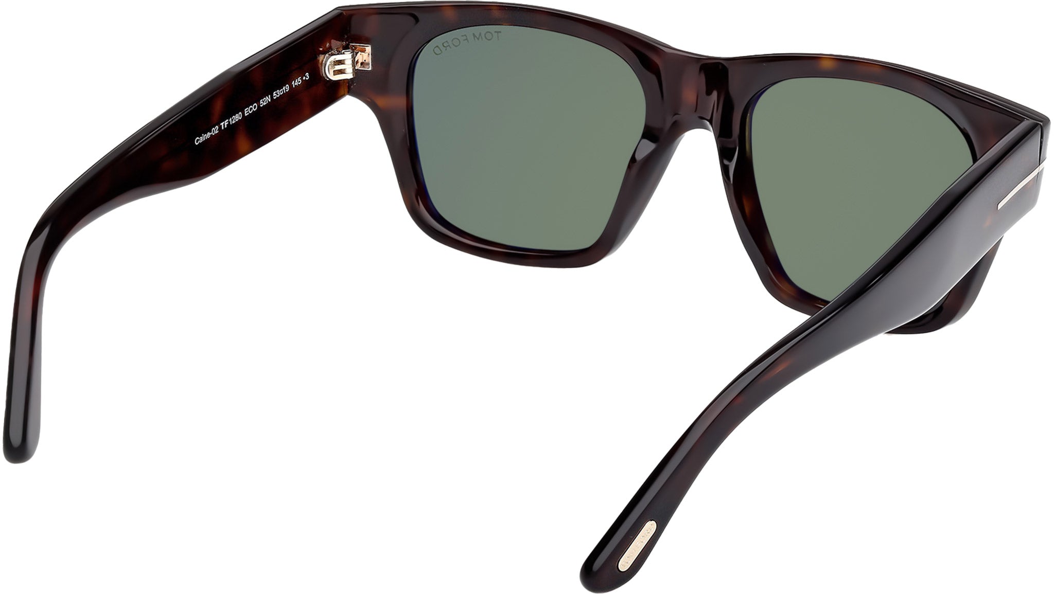 トムフォード TF0588 54V 57 サングラス パープル ハバナ Tom Ford Caine-02 FT1280 Sunglasses 52N Dark Havana - eye-oo.com