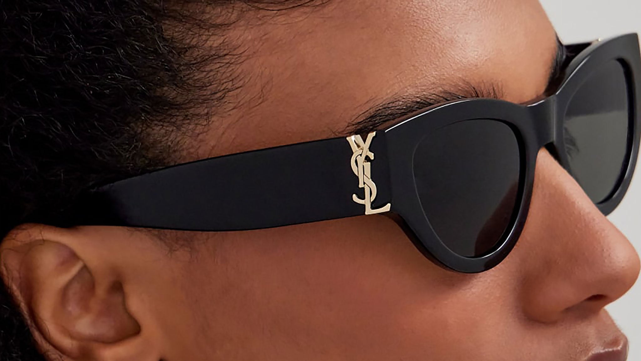 Saint Laurent SL M94 001 Shiny Black Sunglasses - eye-oo.com