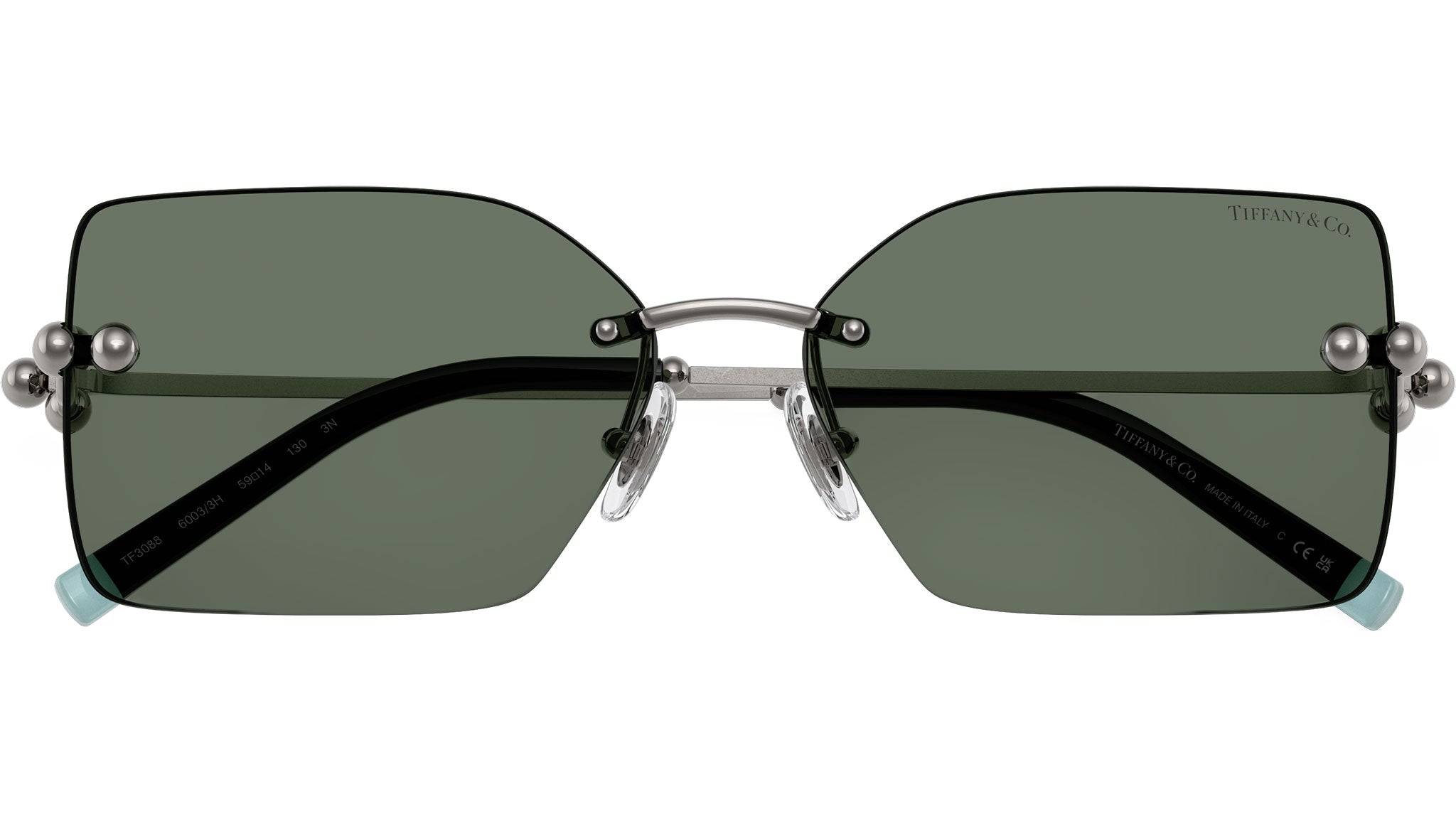 Tiffany TF3088 Sunglasses 60033H Gunmetal - eye-oo.com