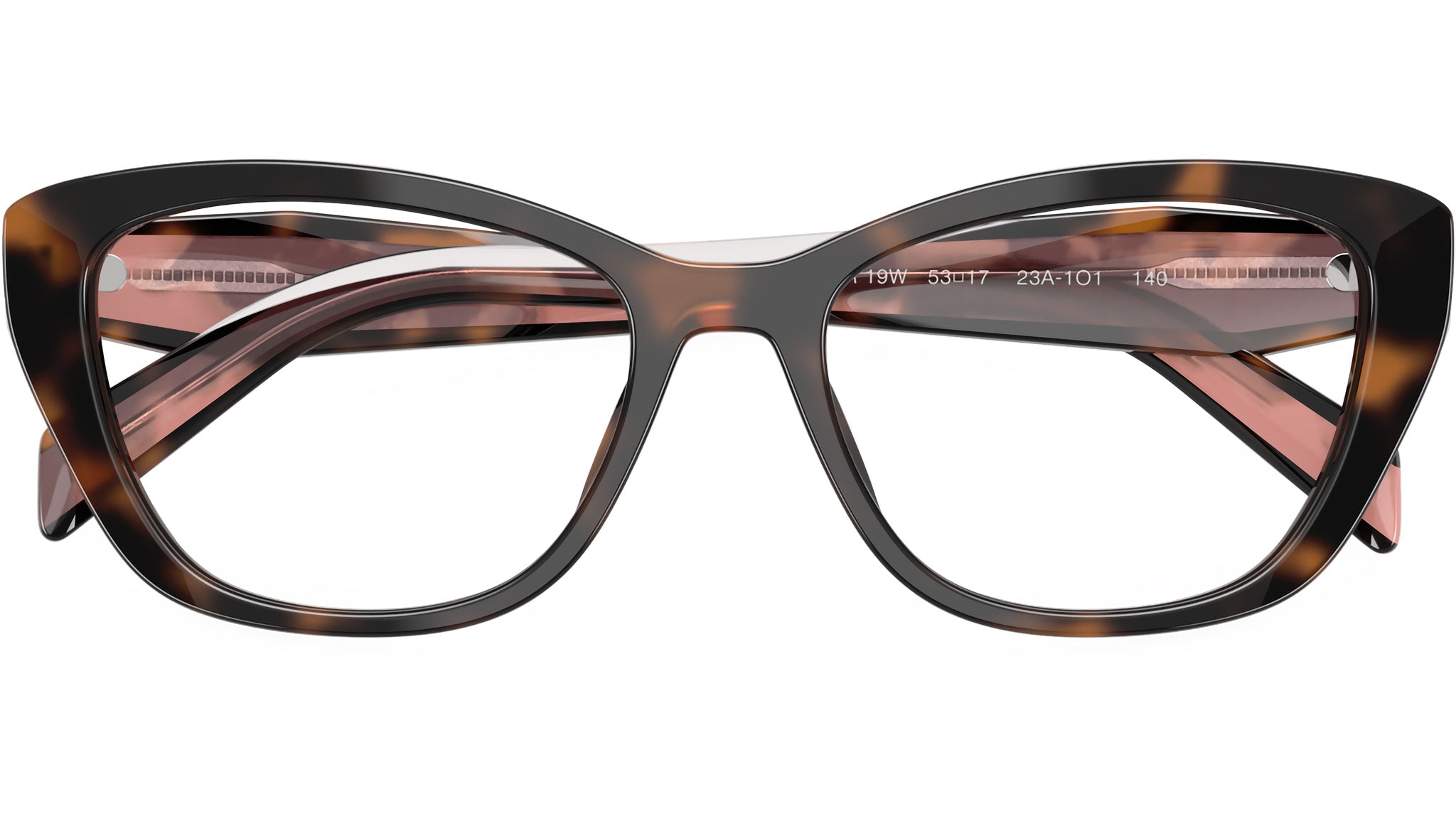 PR 19WV Prada Glasses 23A1O1 Mauve Tortoise - eye-oo.com