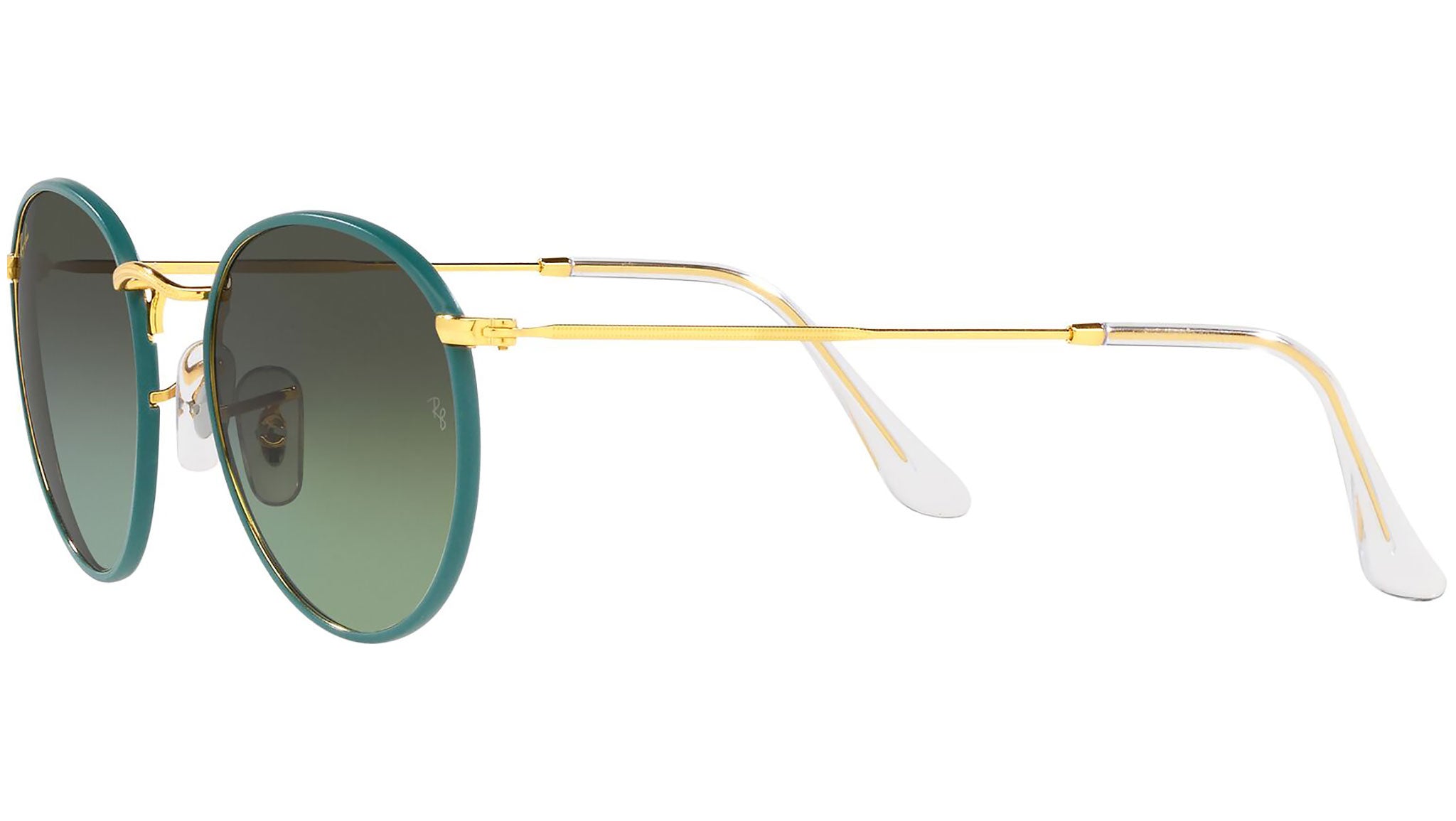 Ray-Ban Round Full Color RB3447JM 9196BH Green Sunglasses - eye-oo.com