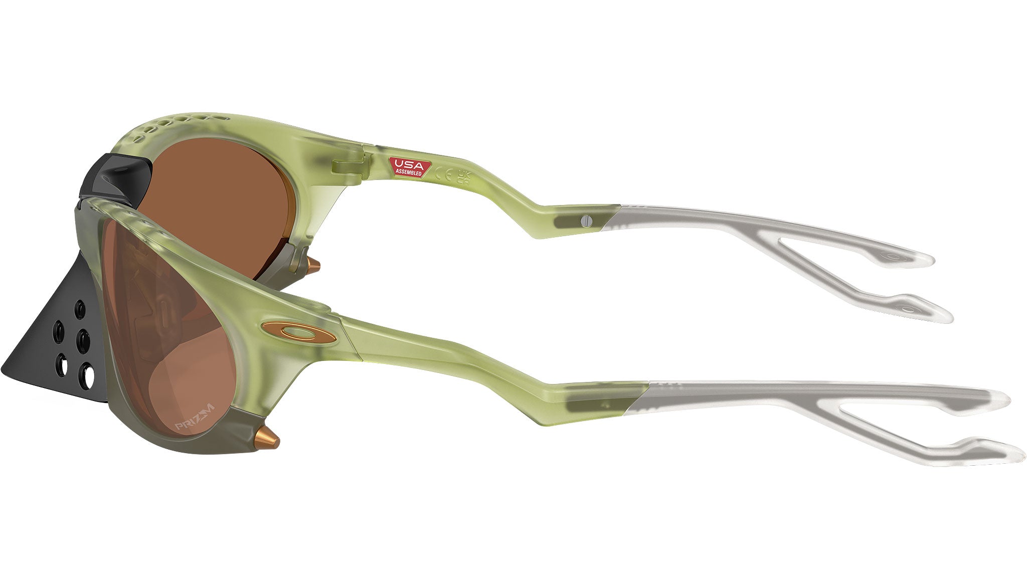 Oakley Plantaris Sunglasses OO9437 03 Matt Transparent Fern - eye