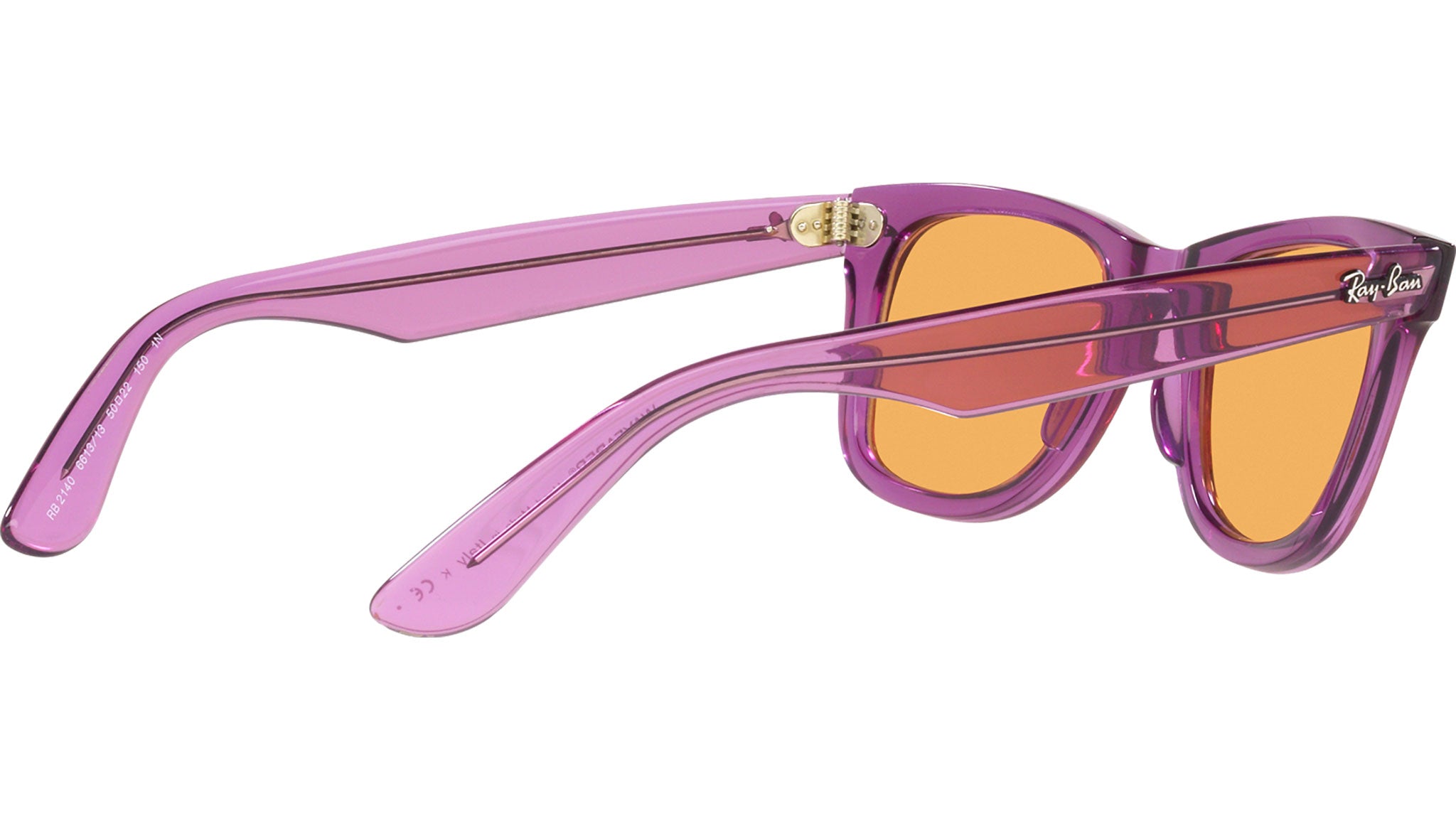 Ray-Ban Wayfarer RB2140 661313 Purple Sunglasses - eye-oo.com