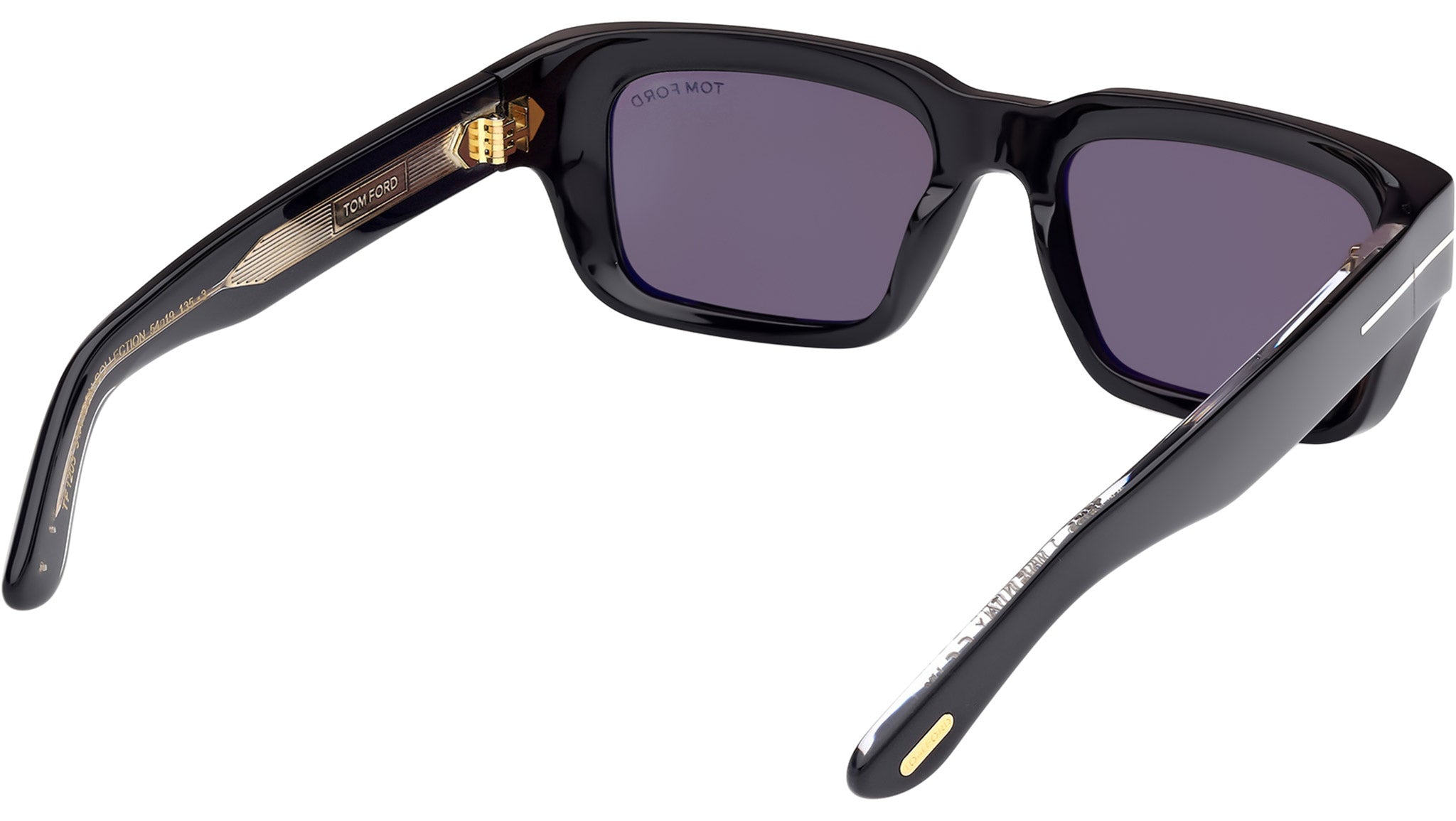 Tom Ford Icon Sunglasses FT1203 01A Shiny Black - eye-oo.com