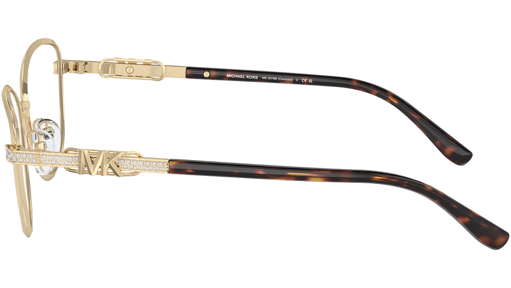 Michael Kors Cordoba MK3076B Optical Frame 1014 Light Gold - eye