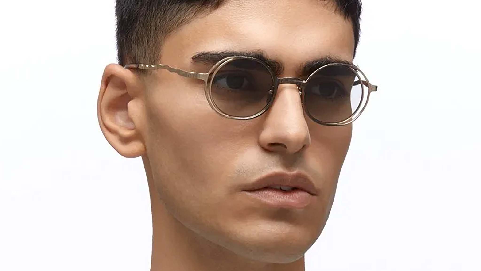Kuboraum H11 Sun GMG Gold Shaded Sunglasses - eye-oo.com