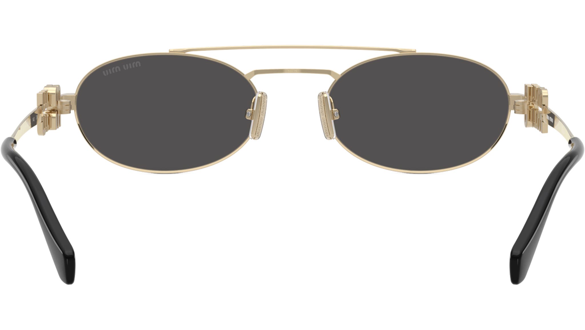 MU 54ZS Miu Miu Sunglasses ZVN08Z Pale Gold - eye-oo.com
