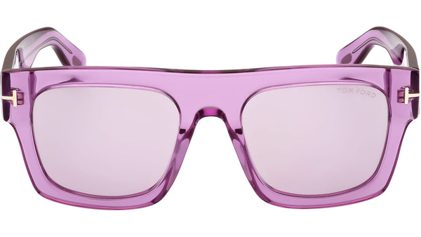 Tom Ford Fausto Sunglasses FT0711 81Y Shiny Violet - eye-oo.com display picture 1