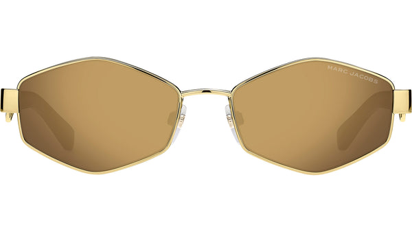 【Aimerさん着用✨️】MARC JACOBS ゴールド リボンバ ングル Marc Jacobs MARC 496/S RHL VP Sunglasses Gold Black - eye-oo.com