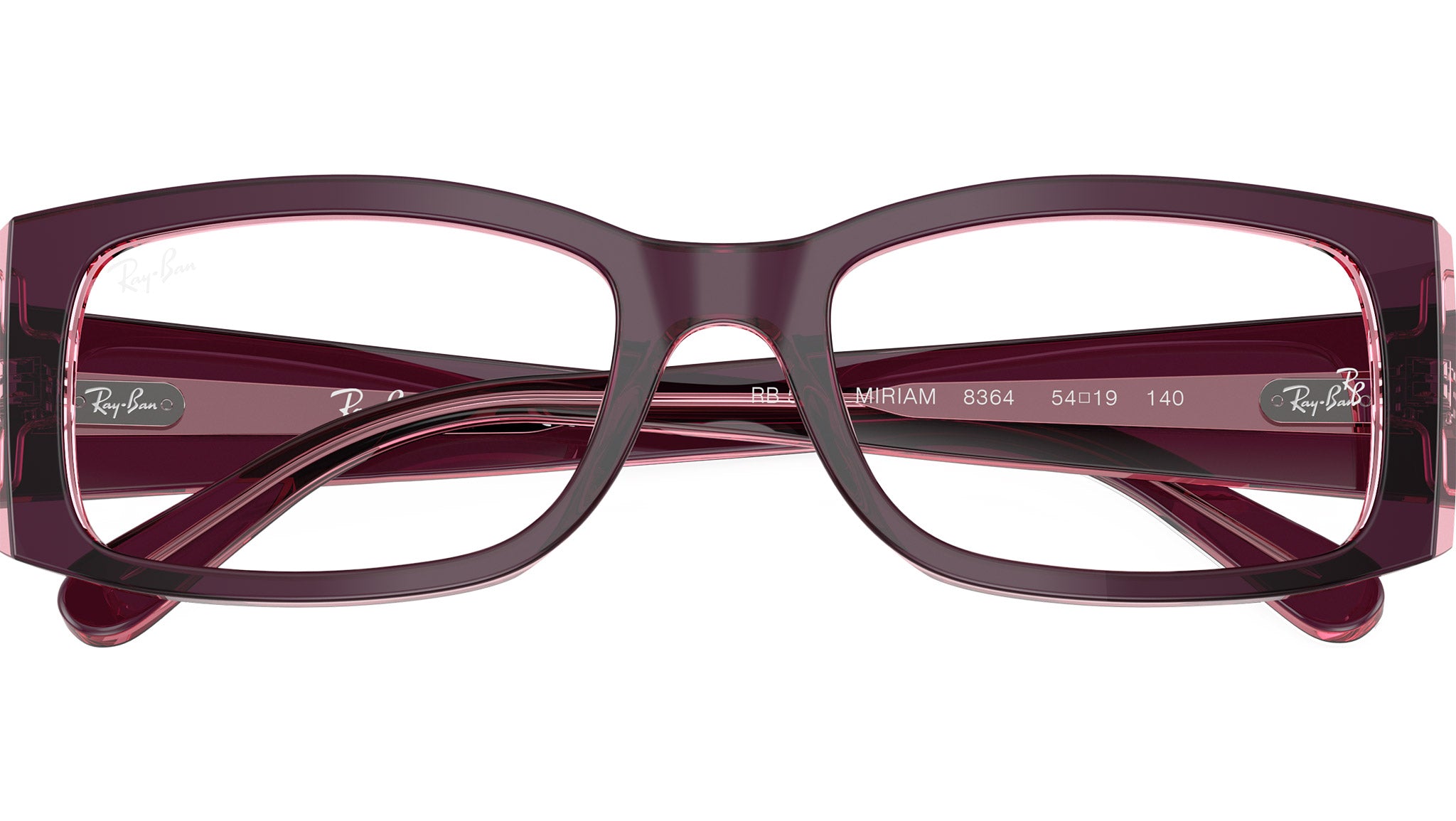 Miriam RB5434 Ray-Ban Glasses 8364 Violet On Transparent  display picture 2