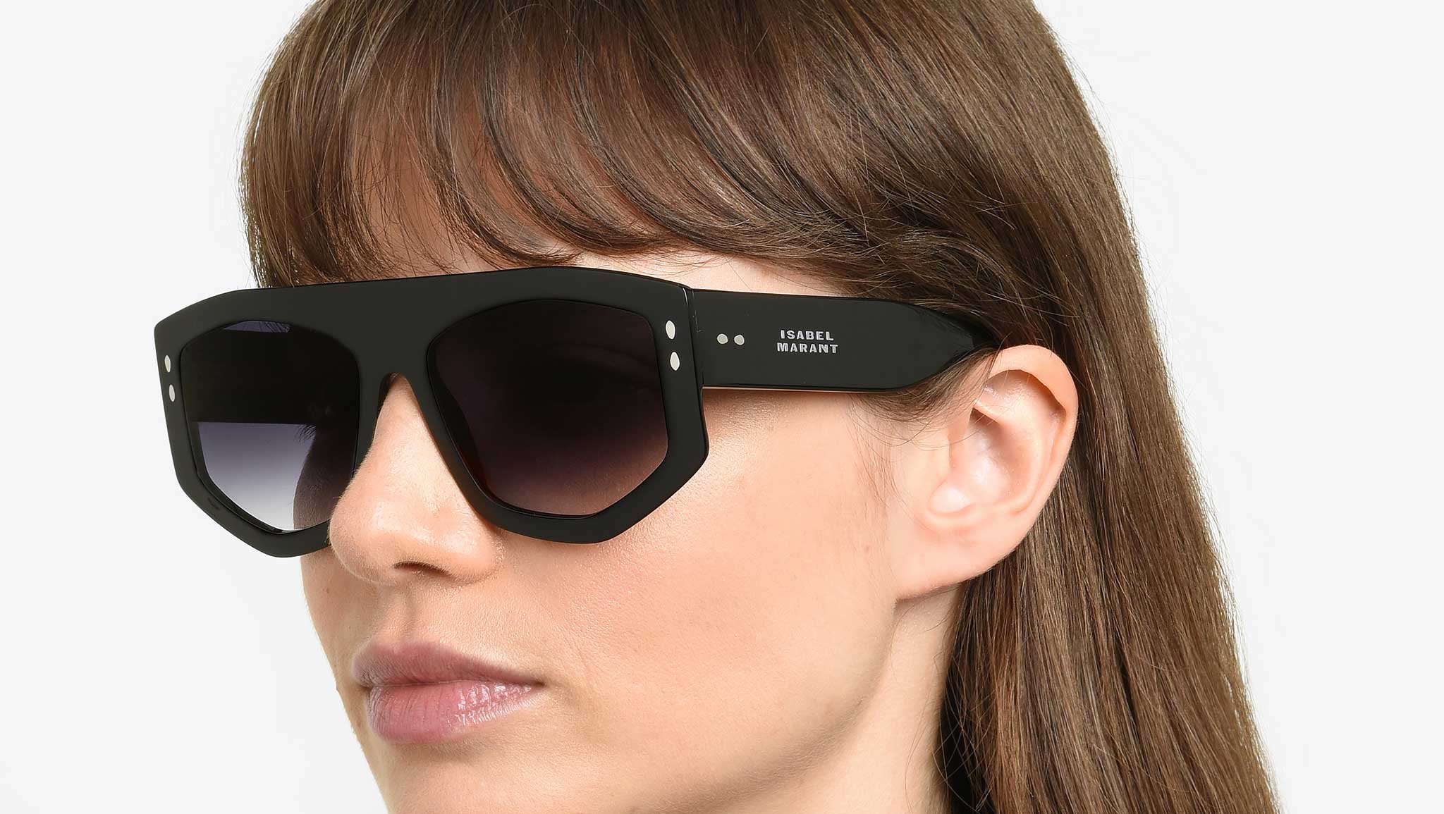 Isabel Marant IM 0154/S 807 9O Sunglasses Black - eye-oo.com