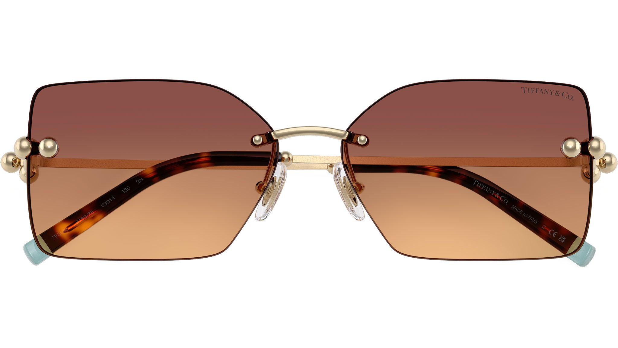 Tiffany TF3088 Sunglasses 618978 Pale Gold - eye-oo.com