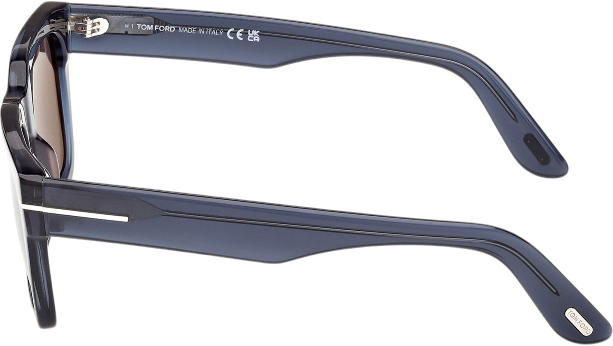 Tom Ford Andy-02 Sunglasses FT1333 90A Shiny Blue - eye-oo.com