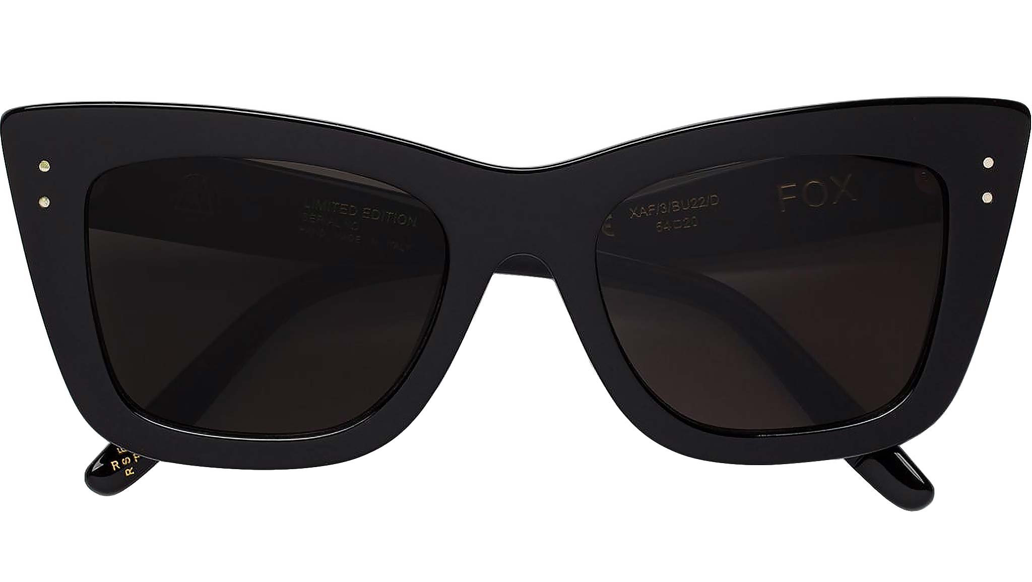 8000 Fox Black Sunglasses