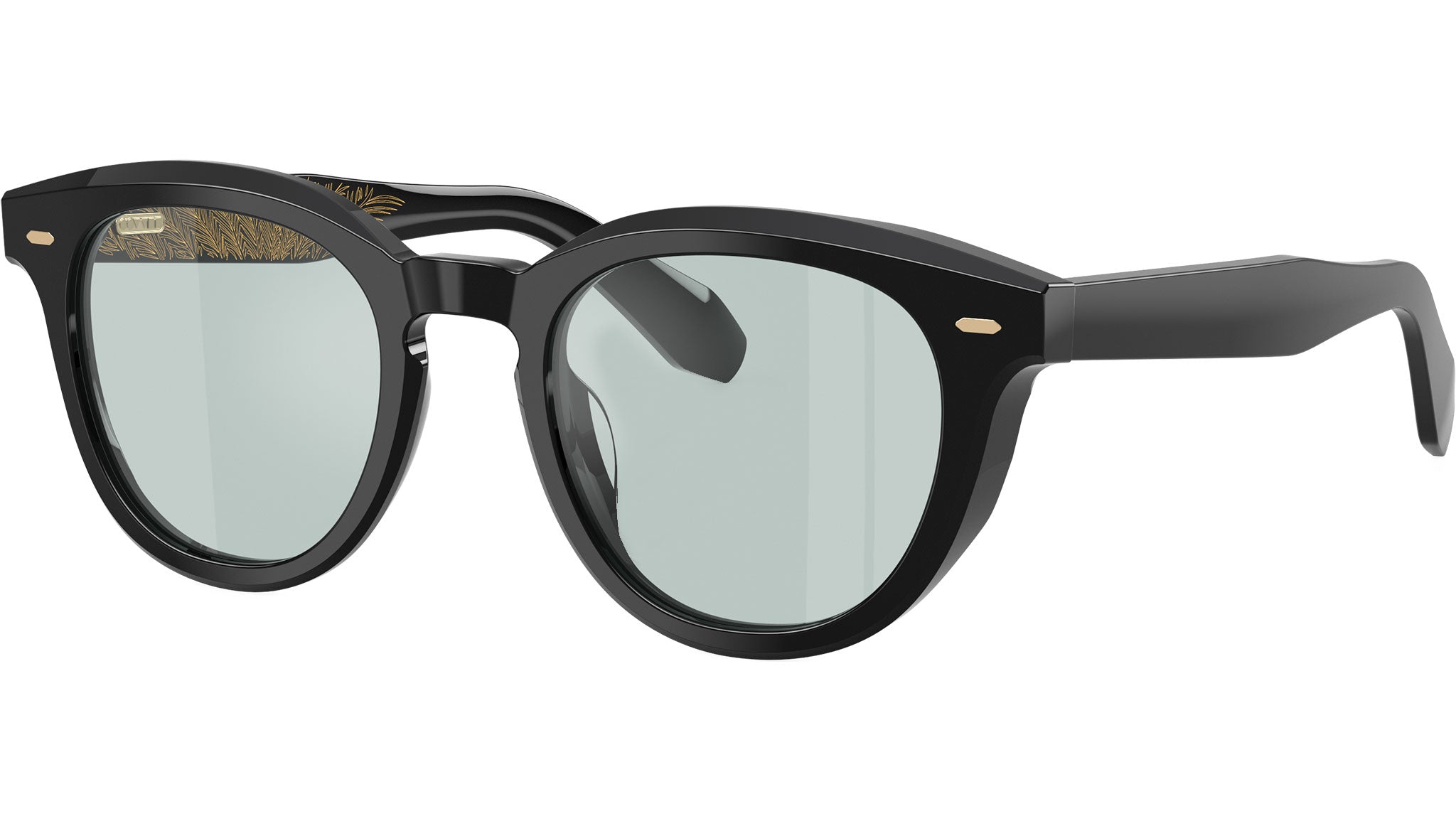 Oliver Peoples N.05 Gold Leaf Glasses OV5595U 1731 Black - eye-oo.com