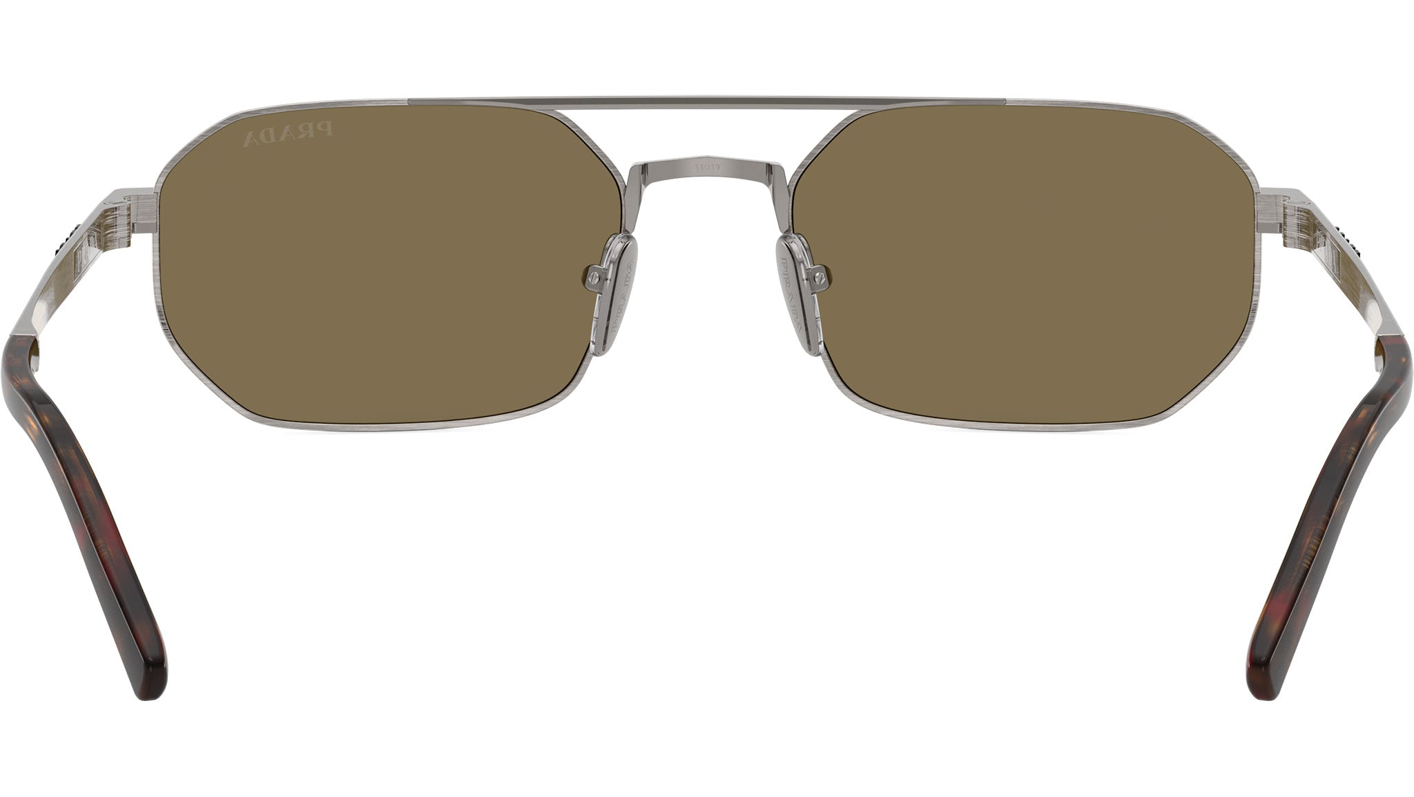 PR D53S Prada Sunglasses 23J90F Satin Gunmetal - eye-oo.com