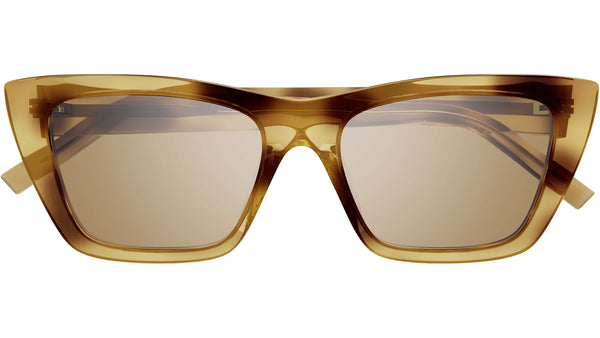 Saint Laurent SL 276 Mica 022 Yellow Havana Sunglasses - eye-oo.com