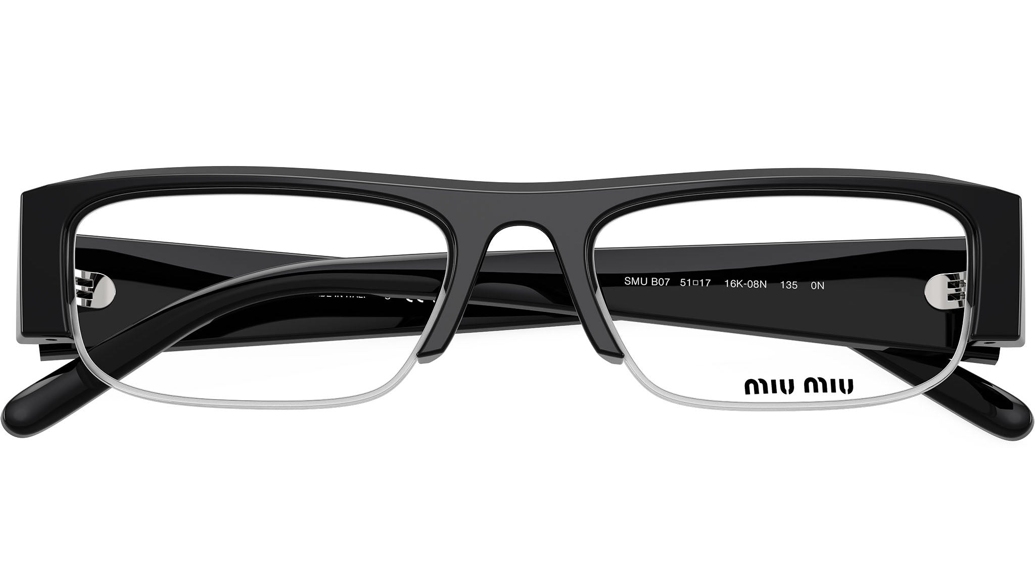 Miu Miu MUB07S Sunglasses 16K08N Black - eye-oo.com display picture 1