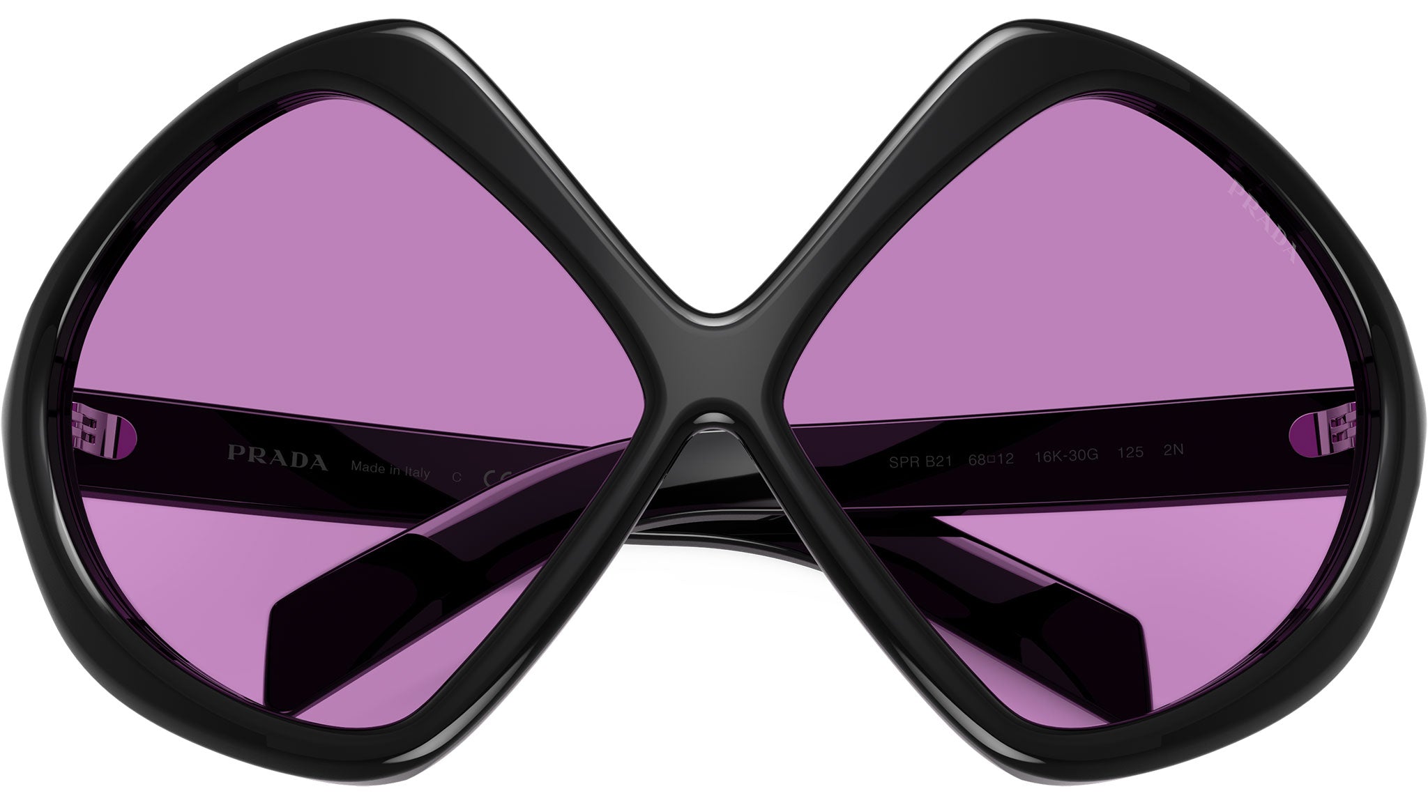 PR B21S Prada Sunglasses 16K30G Black - eye-oo.com