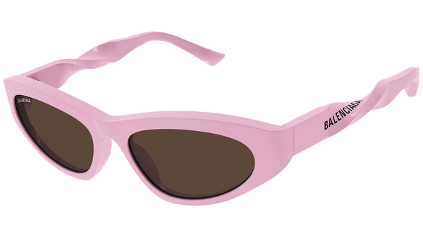 Balenciaga BB0207S 004 Shiny Pink Sunglasses - eye-oo.com