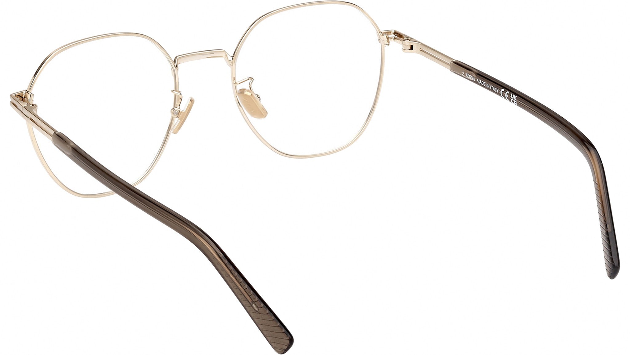Zegna EZ5270-H 032 Glasses Shiny Pale Gold - eye-oo.com