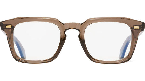 Cutler and Gross 1416 Optical 05 Optical Frame Brown Crystal - eye