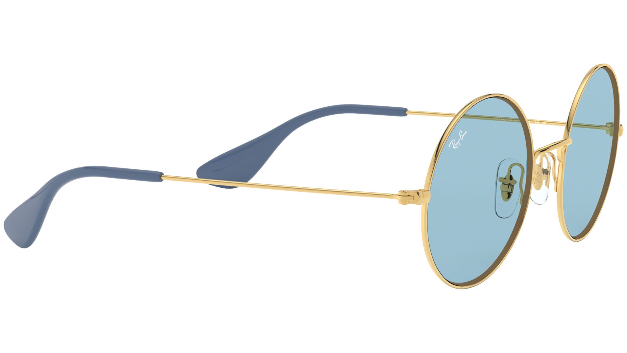 Ray-Ban RB3592 JA-JOブルー サングラス Ray-Ban Ja-Jo RB3592 001/F7 Gold Sunglasses - eye-oo.com