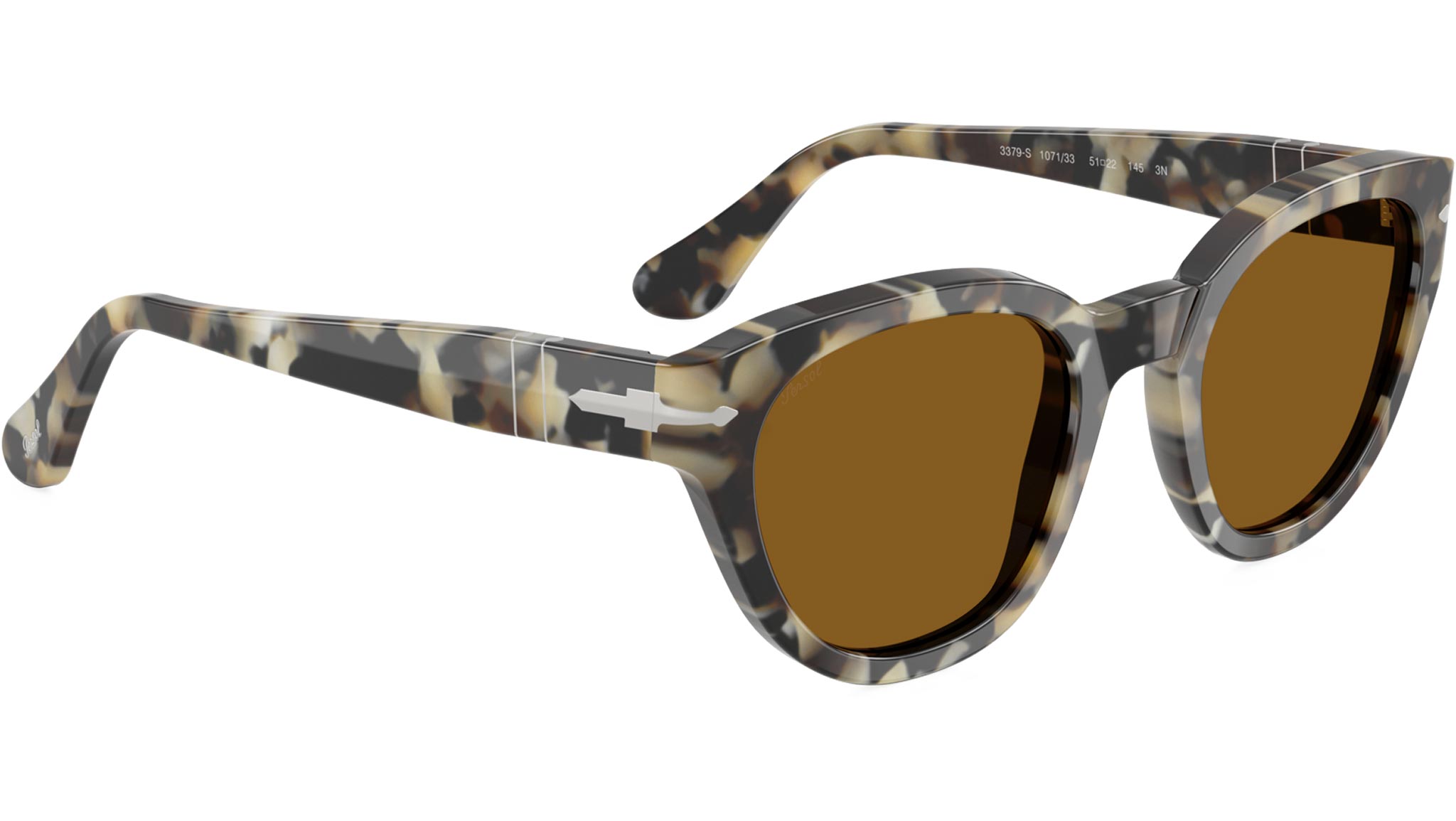 PO3379S Persol Sunglasses 107133 Brown Tortoise - eye-oo.com
