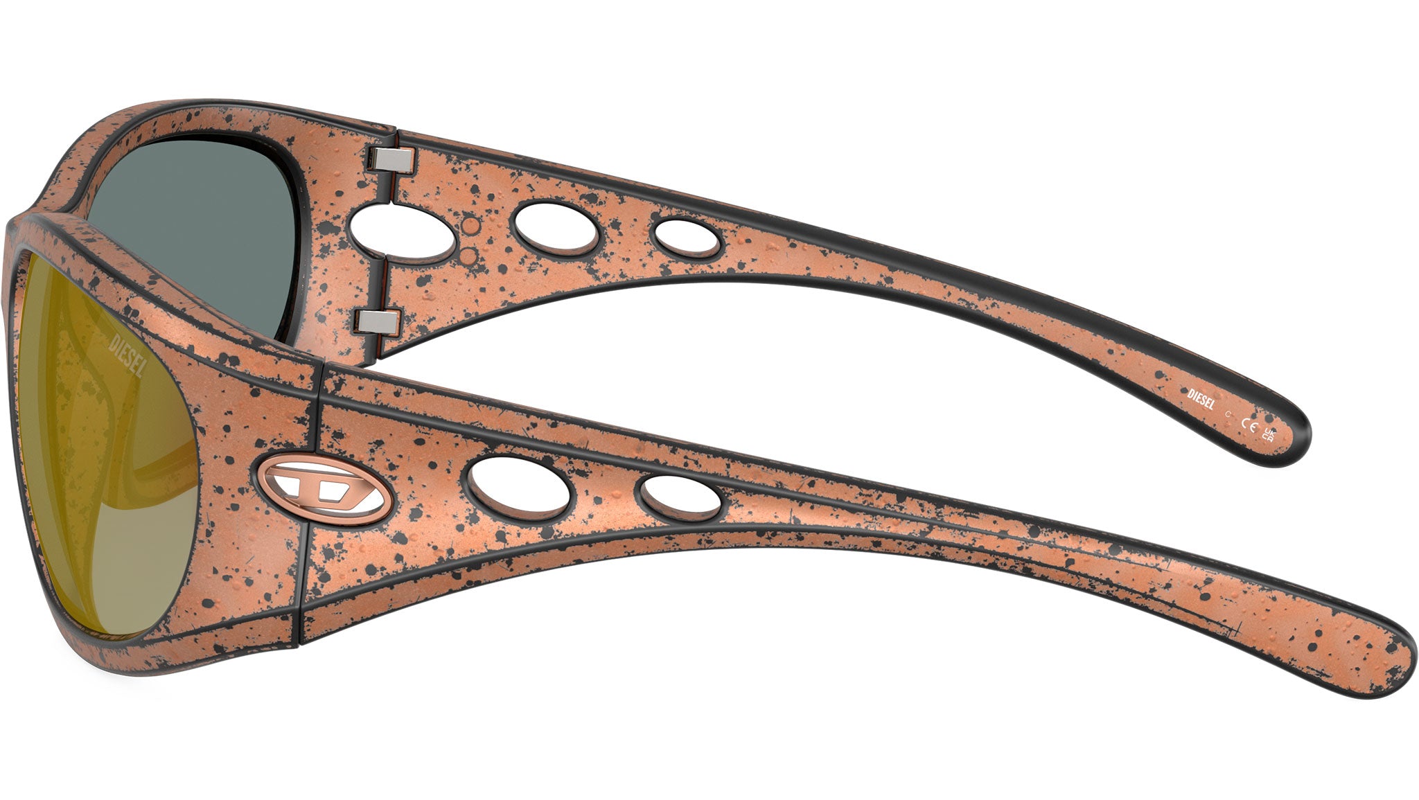 Diesel DL3012U Sunglasses 20114Z Bronze - eye-oo.com