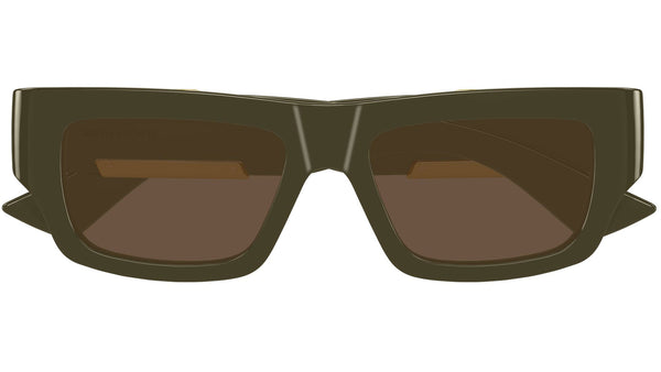 BV1452S Bottega Veneta Rectangular Sunglasses 003 Green  display picture 2