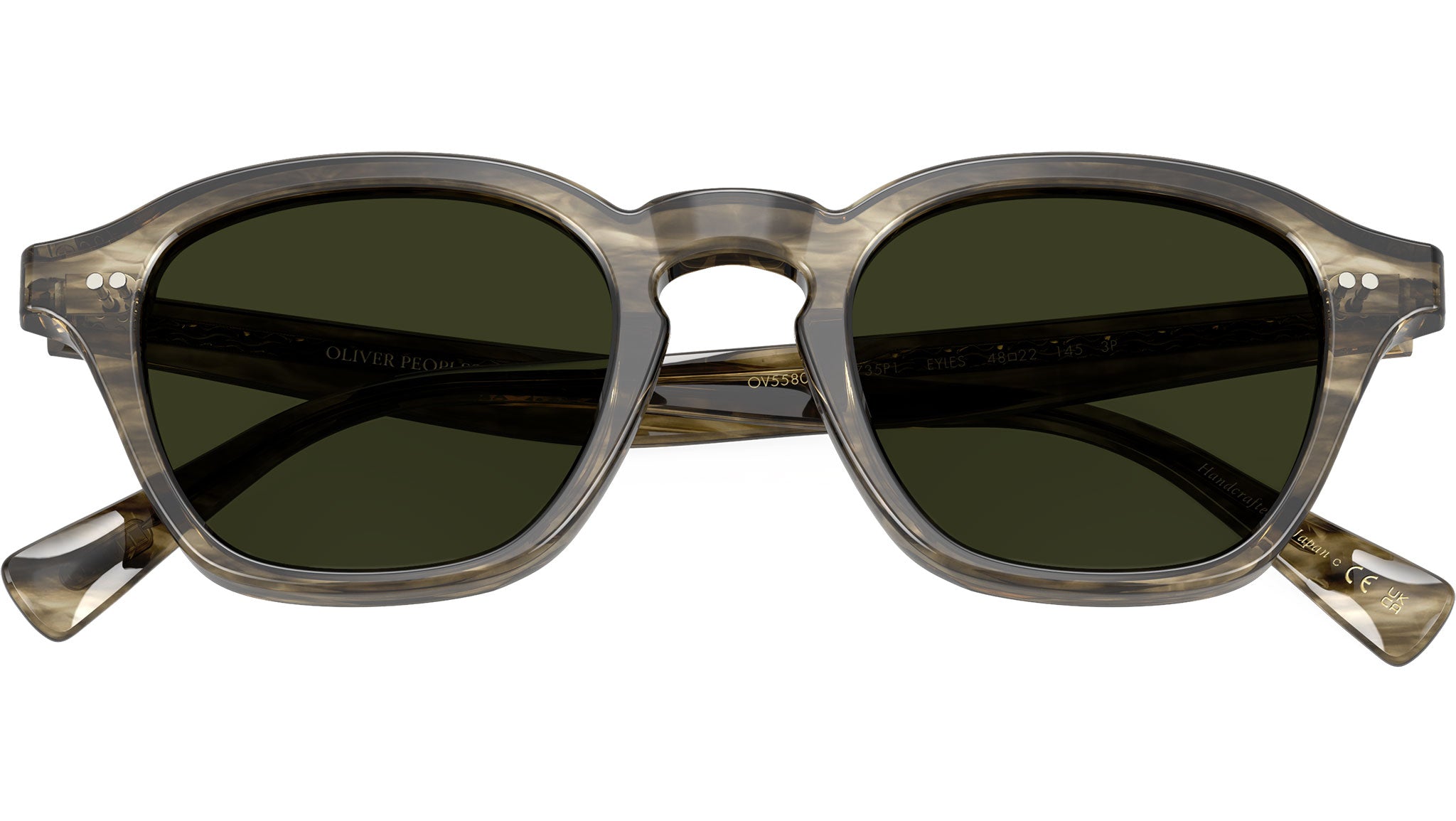 Oliver Peoples Eyles Sunglasses OV5580SU 1735P1 Soft Olive Bark