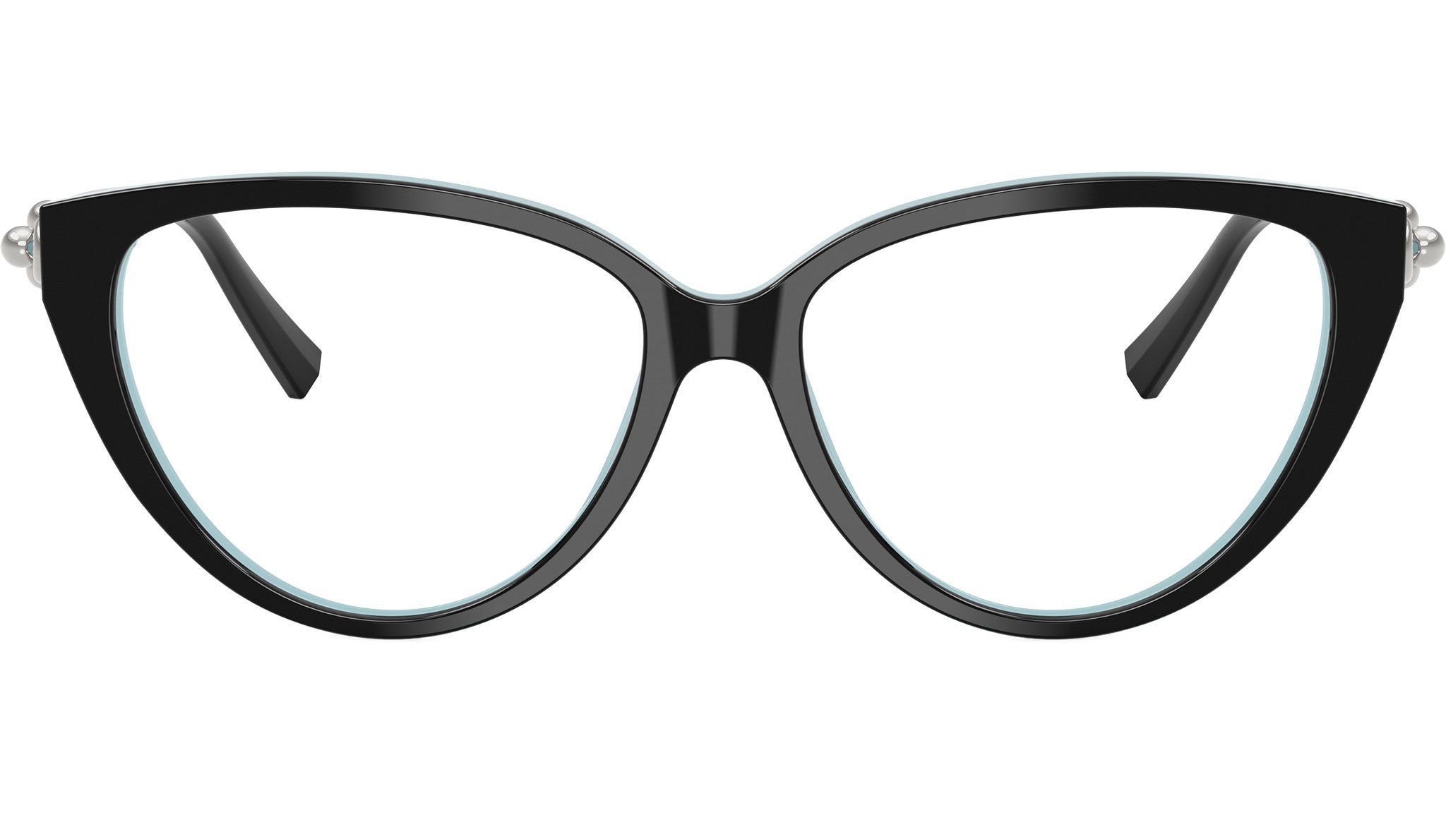 TF2283 Tiffany Glasses 8055 Black On Tiffany Blue - eye-oo.com