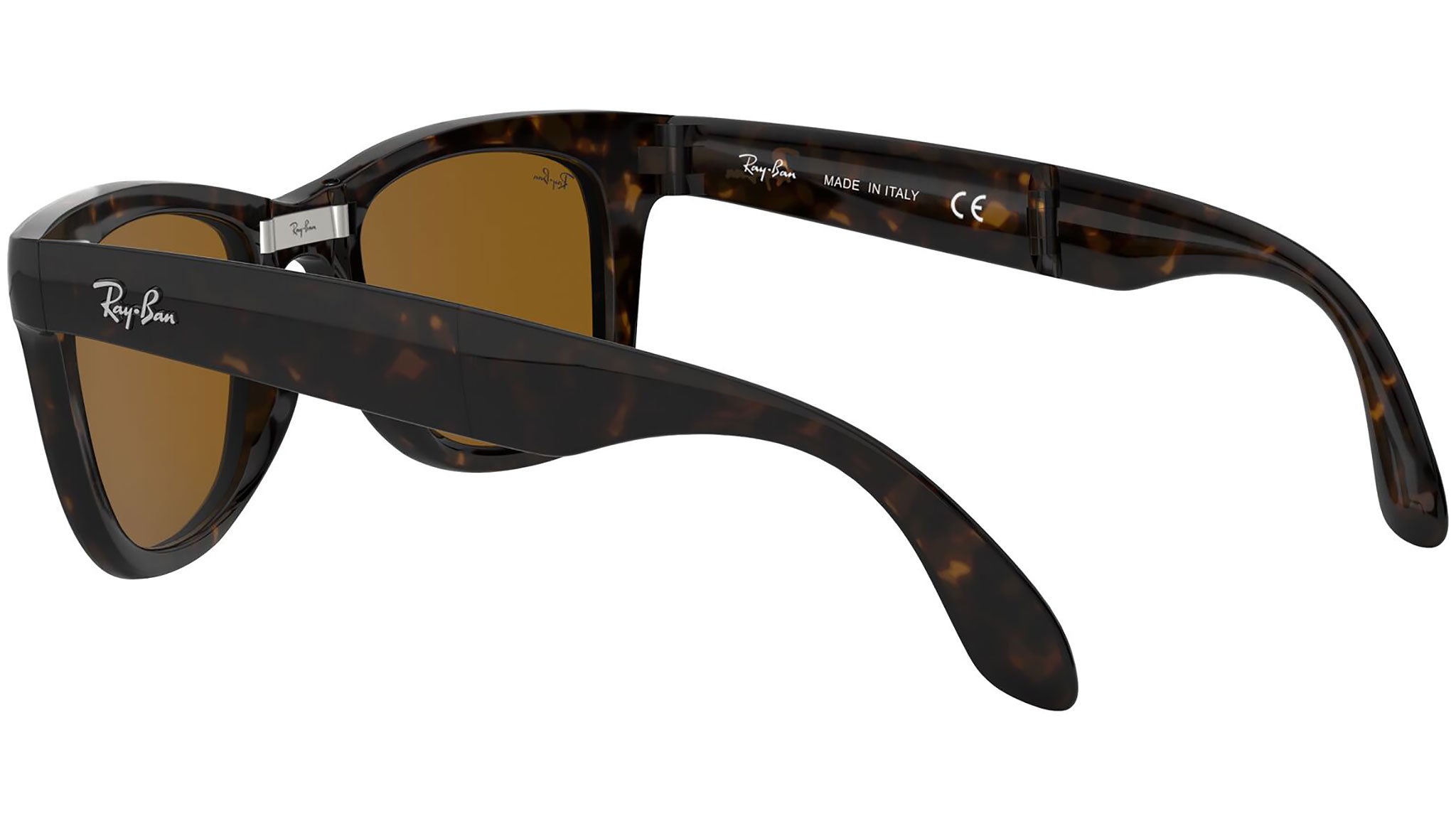 Ray-Ban Folding Wayfarer RB4105 710 Tortoise Sunglasses - eye-oo.com