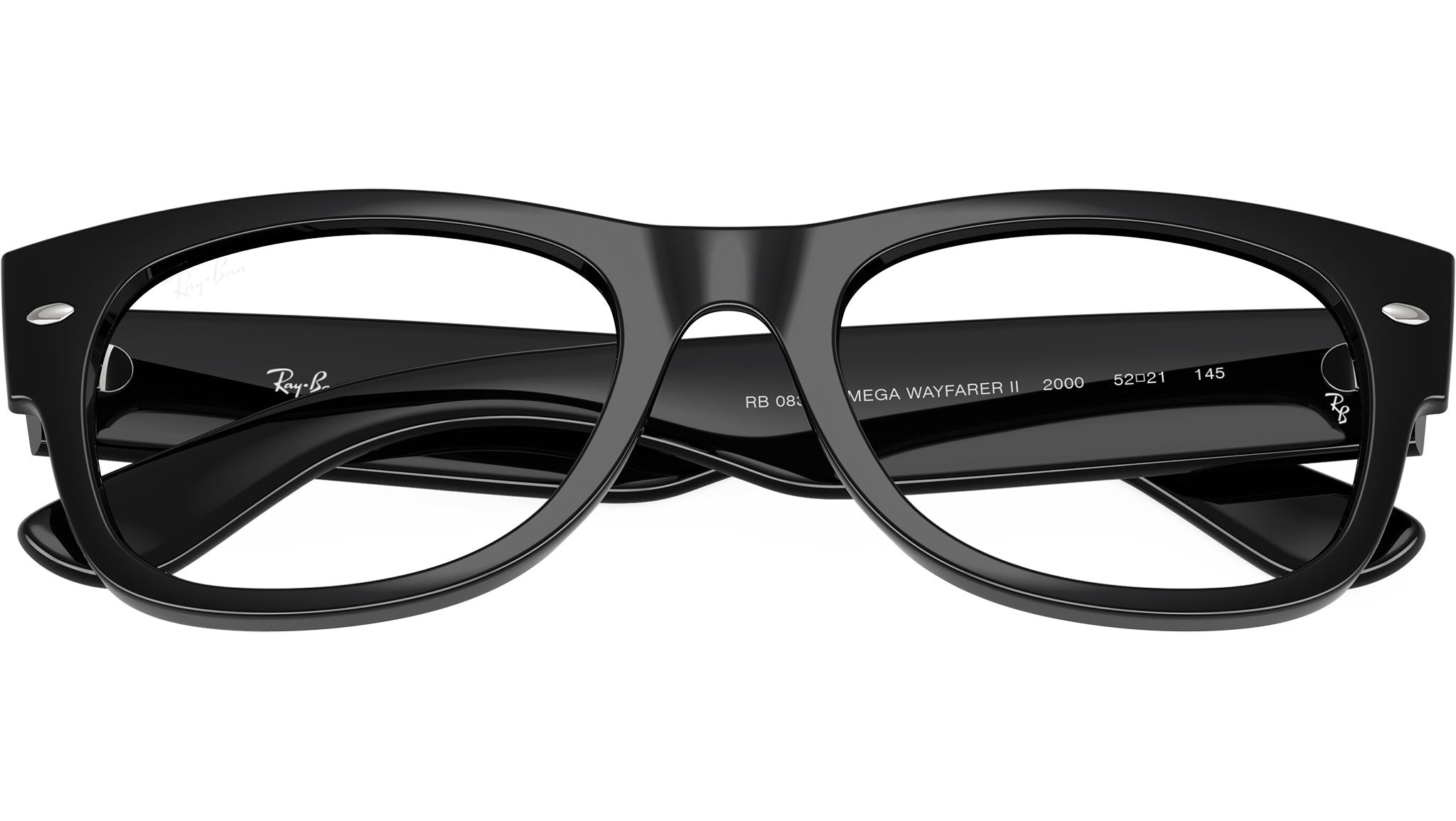 Mega Wayfarer II RB0832V Ray-Ban Glasses 2000 Black - eye-oo.com