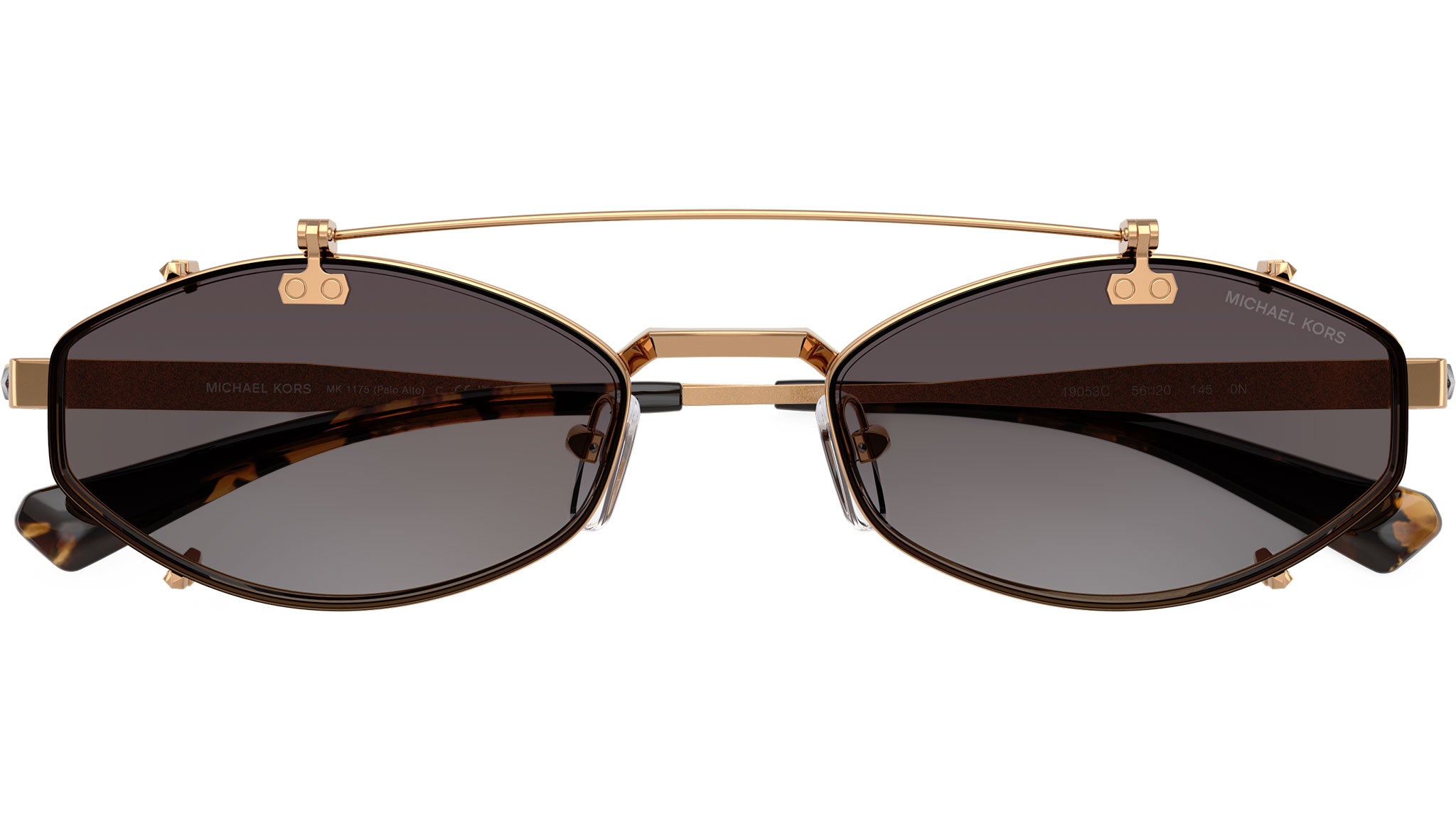 0MK1175 Michael Kors Sunglasses 19053C Beige Gold - eye-oo.com