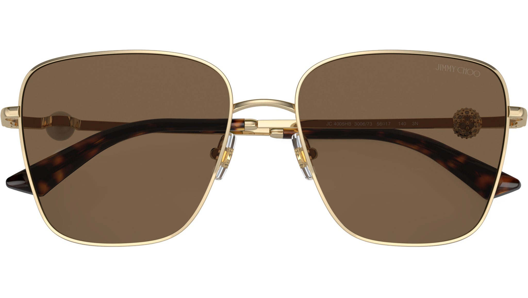 JC4005HB Jimmy Choo Sunglasses 300673 Pale Gold - eye-oo.com