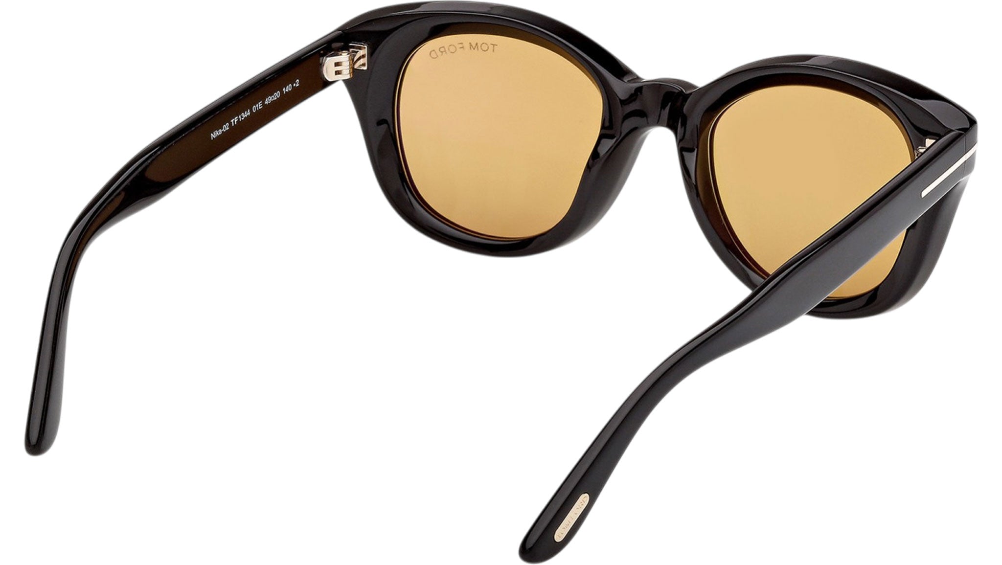 Tom Ford Nika-02 Sunglasses FT1344 01E Shiny Black - eye-oo.com