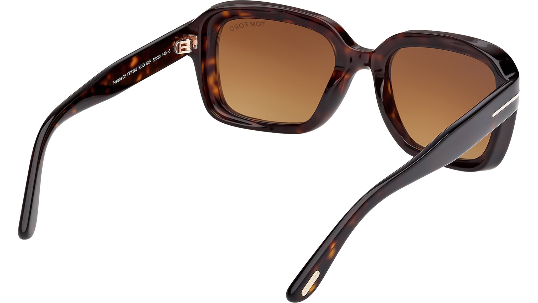 Tom Ford Natalia-02 FT1283 Sunglasses 52F Dark Havana - eye-oo.com