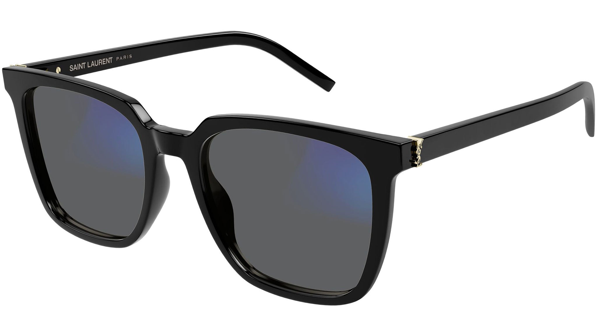 Saint Laurent SL M146 004 Rectangular Sunglasses Black - eye-oo.com