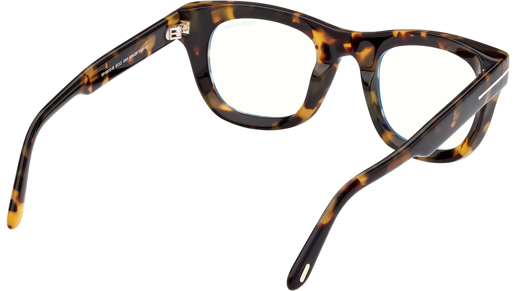 Tom Ford Women Eyeglasses Black Havana Square FT5872-B 005 NEW AUTHENTIC 61C-GE1cqpL._AC_UY1000_.jpg main image 3