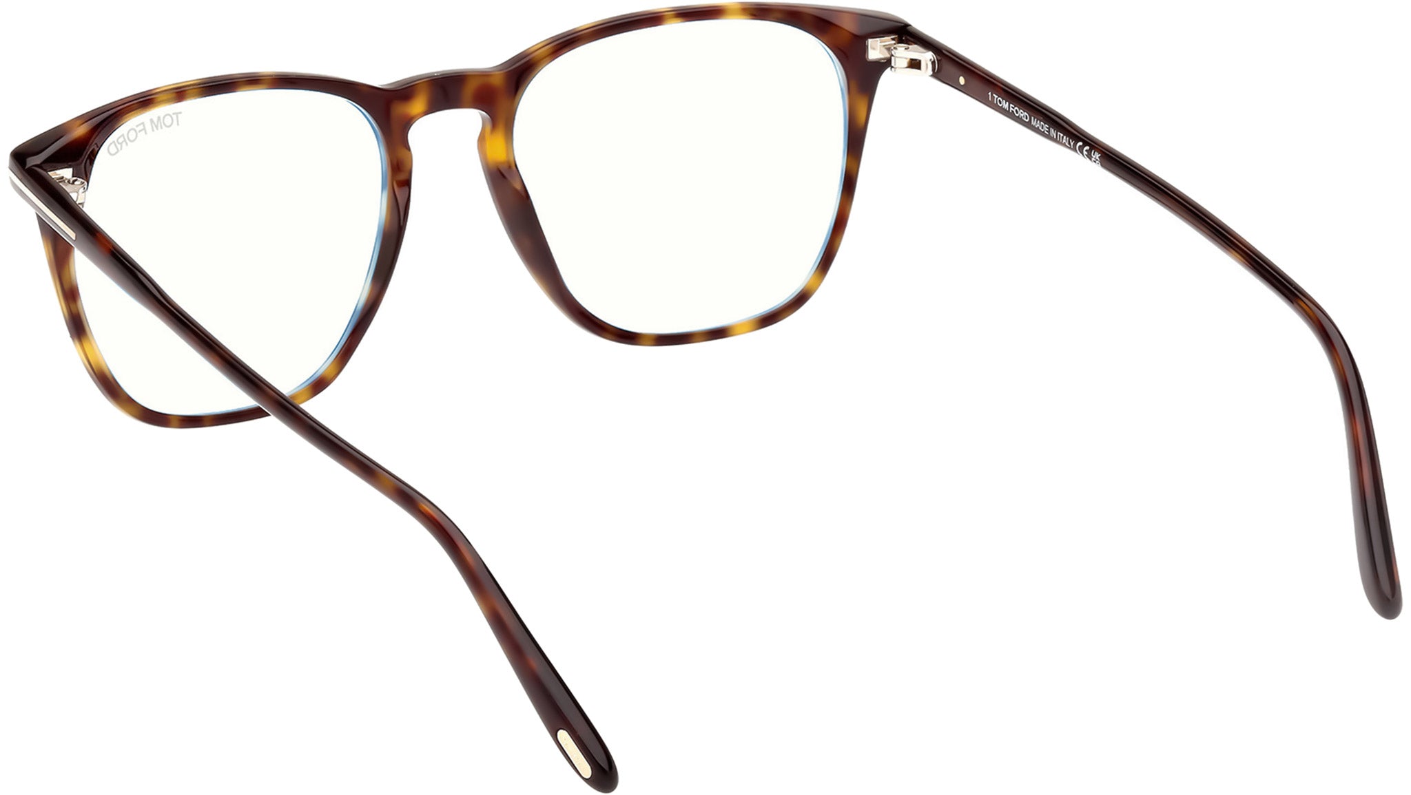 Tom Ford FT5979 Eyeglasses Dark Havana Acetate Round Tom Ford FT5977-B Optical Frame 052 Dark Havana - eye-oo.com main image 2
