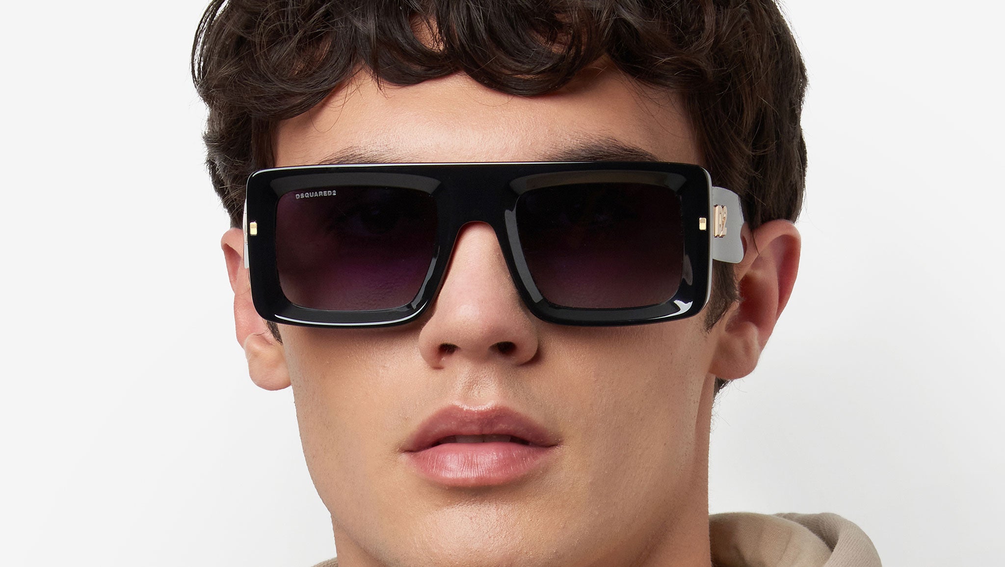 Lunettes De Soleil Dsquared2 D2 0072/S 807 Black - Taille 59/19/135, Homme, Neuf Avec étiquette