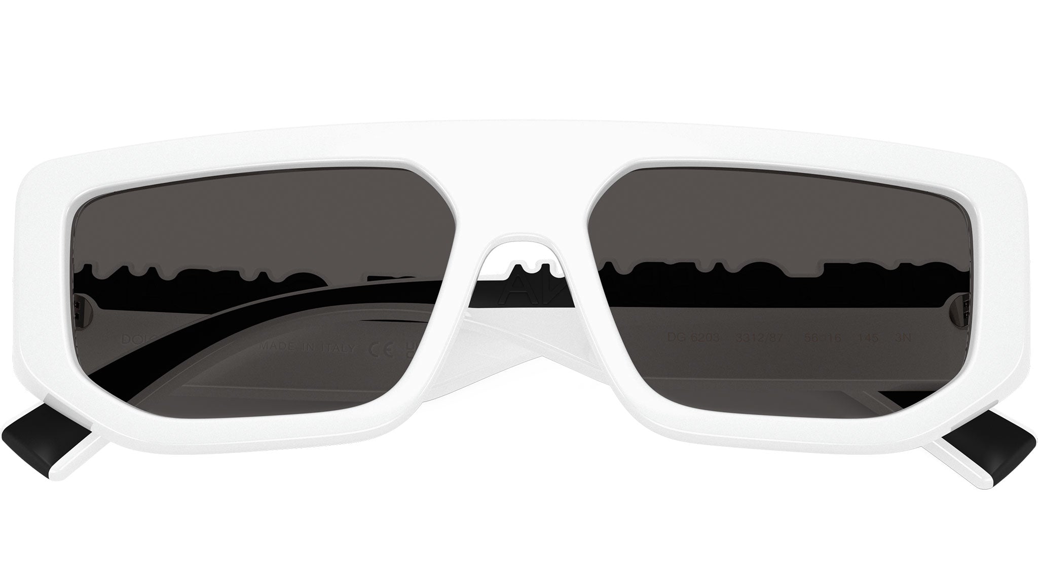 Dolce & Gabbana DG 6203 Sunglasses 331287 White - eye-oo.com