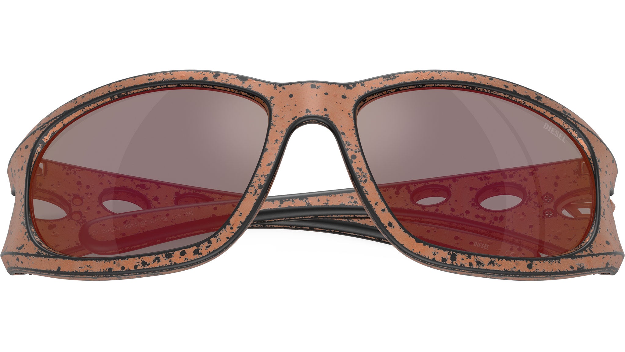 値下げあり diesel サングラス　DL3012U Diesel DL3012U Sunglasses 20114Z Bronze - eye-oo.com